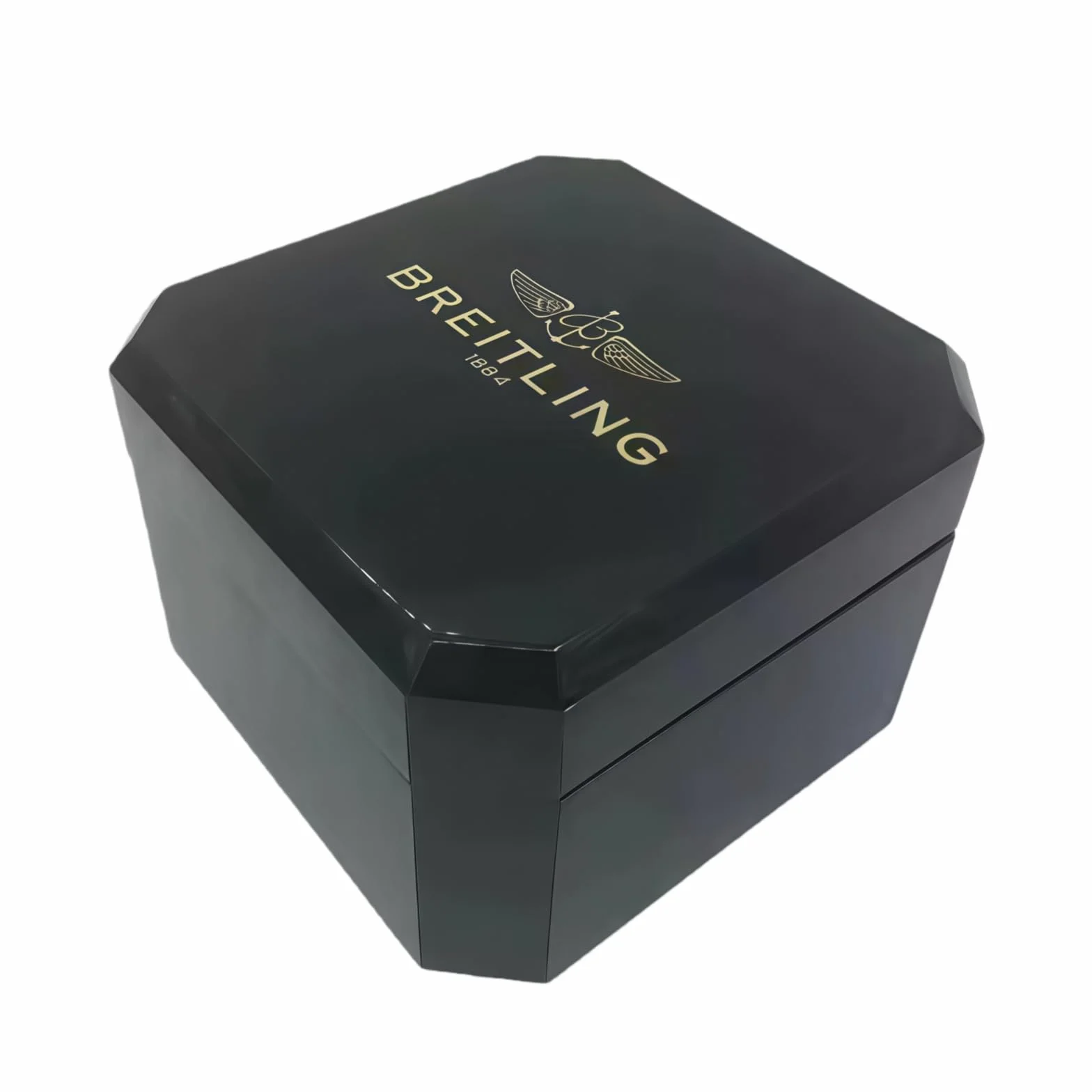 Caja Reloj Universal Exterior Negro Alto Brillo Protector Almacenamiento para Breitling