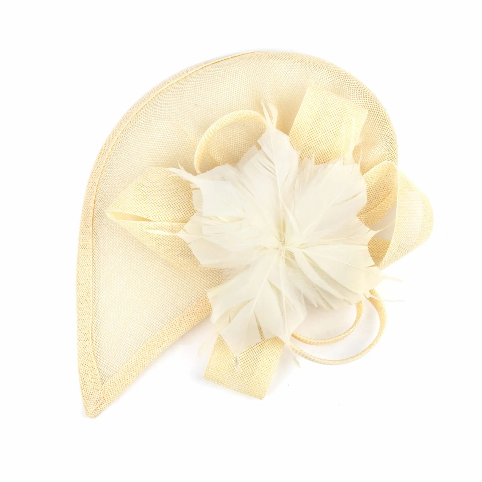 DRESHOW Fascinator Hats Tea Party Hat Vintage Pillbox Hat Diadema Cóctel Headwear Para Niñas y Mujeres
