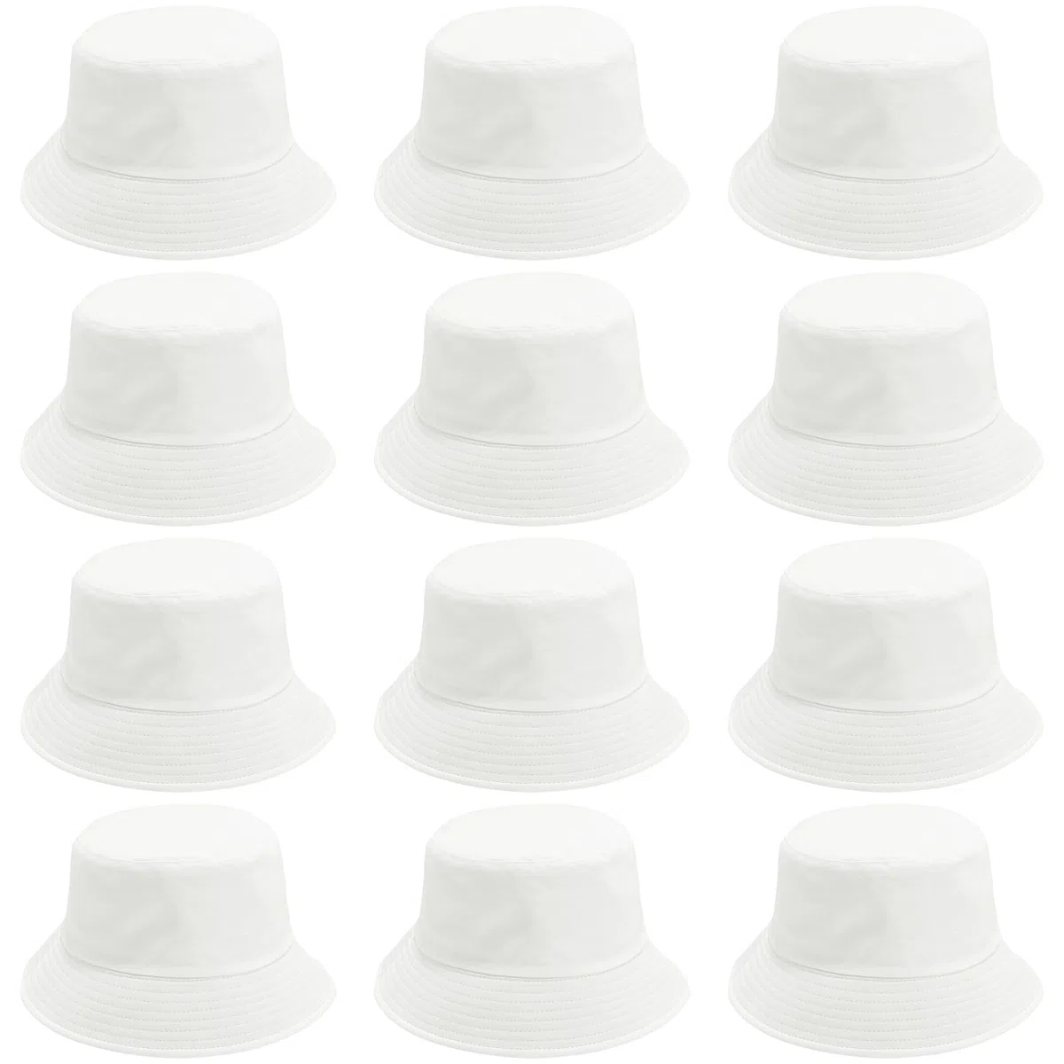 12 sombreros de pescador, unisex, de algodón, unisex, para hombres y mujeres, gorras de pesca plegables transpirables, de ala ancha, para viajes, playa, manualidades
