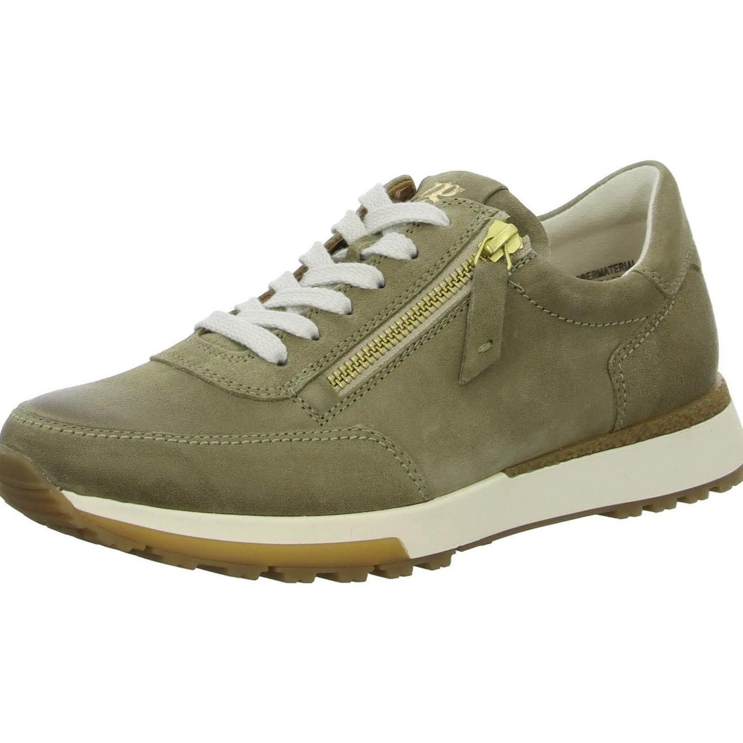 Paul Green Zapatilla 5310-097 Gris Piel Verde Mujer