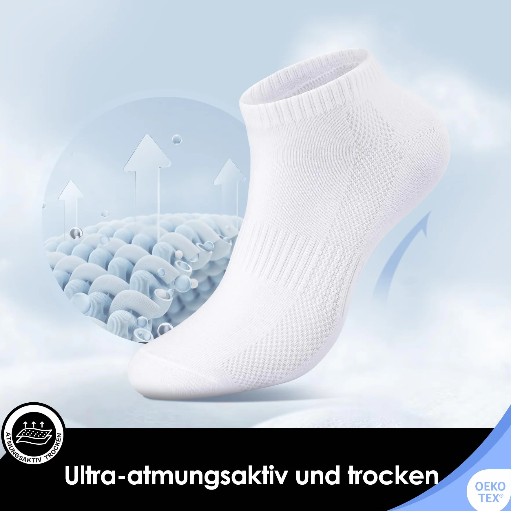 Falechay 10/20 Pares Calcetines Tobilleros Hombre Mujer Calcetines Cortos | Calcetines Cortos Hombre,Calcetines Deporte Unisex,Algodón,Respirable,OEKO-TEX