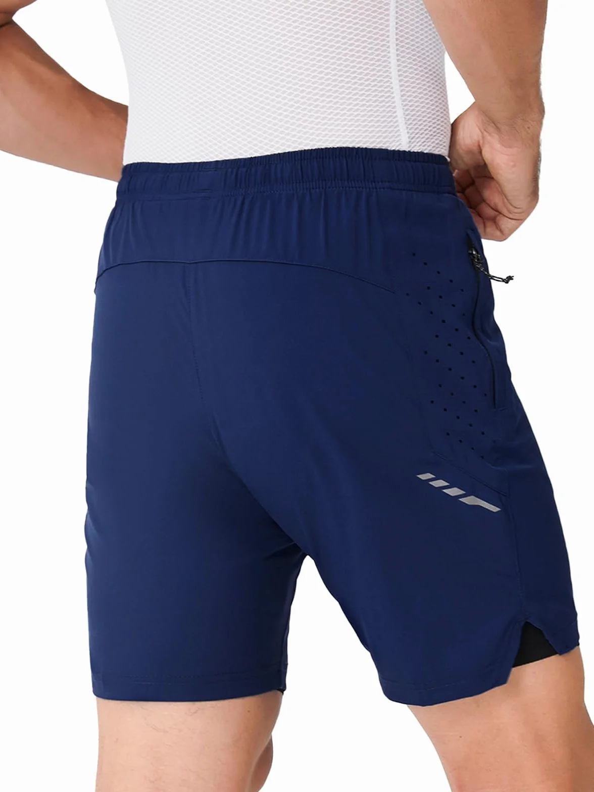 ARSUXEO Pantalones Cortos de Ciclismo para Hombre Pantalones Cortos de Ciclismo de montaña Acolchados y Holgados 2506