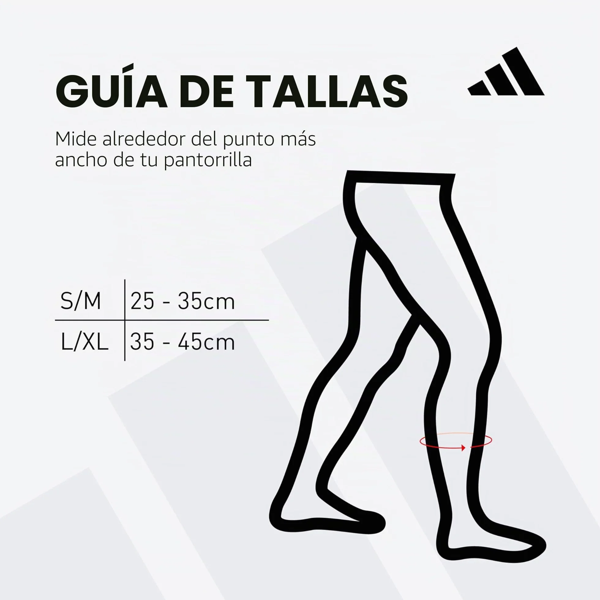 adidas Mangas de compresión para pantorrillas