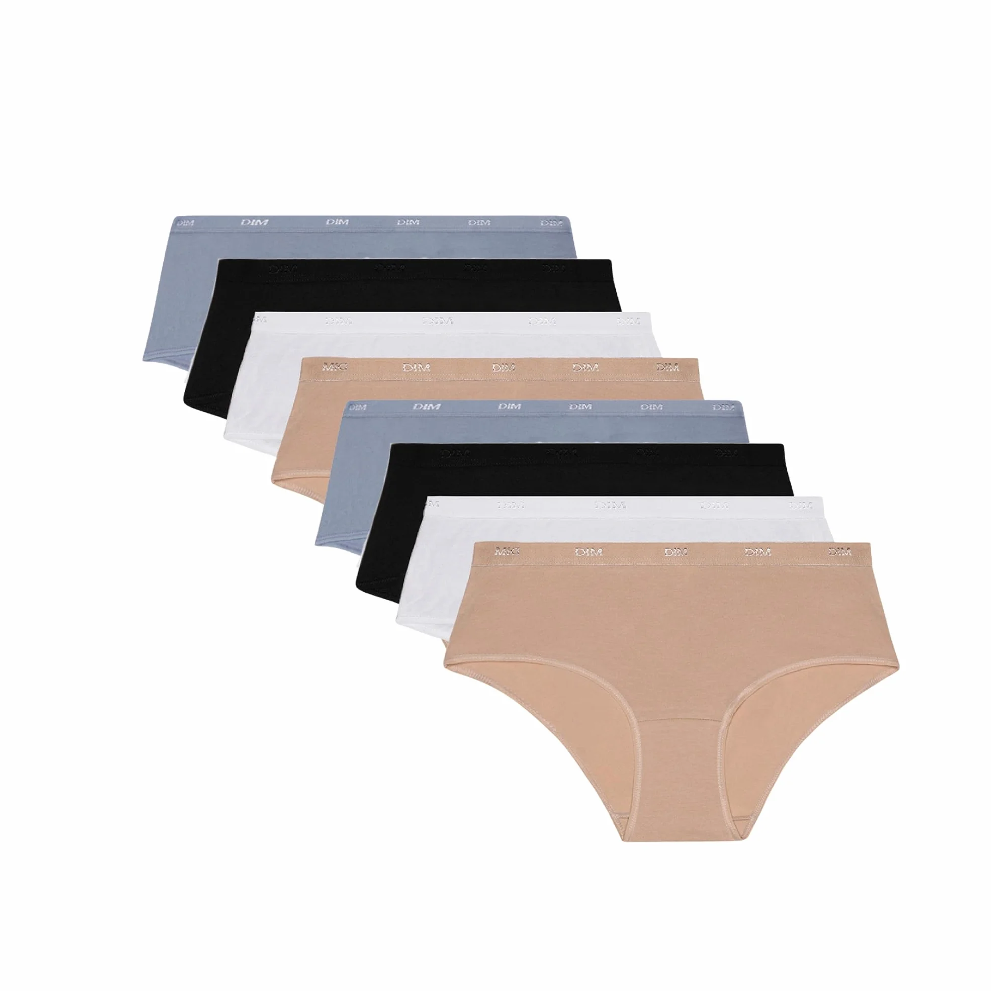 Ecodim Mujer Boxer Set x8 Algodón Cómodo y Suave