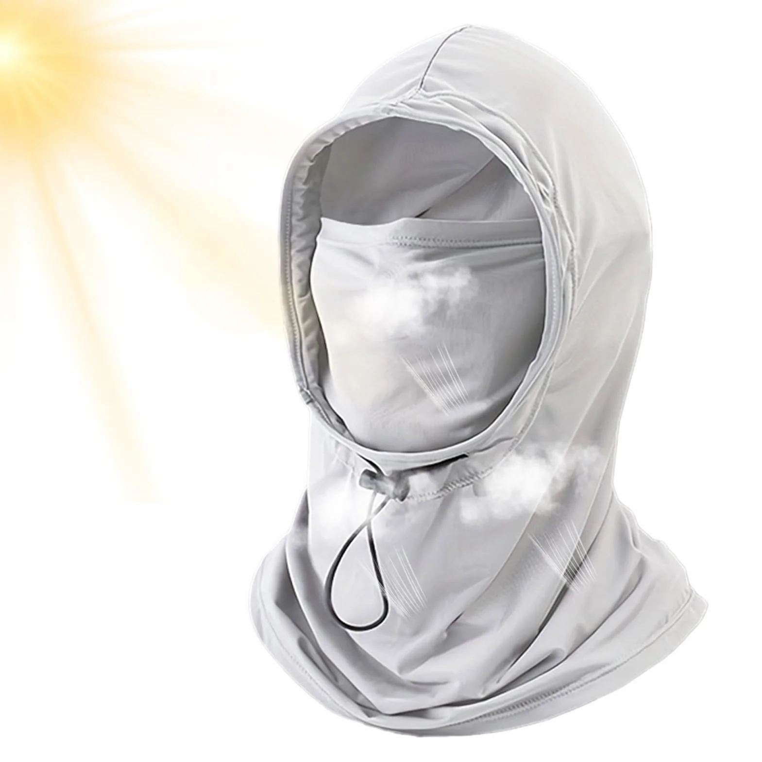 Máscara de protección solar – UPF 50+ Protección UV Sombrero con protección para el cuello | Protección facial transpirable para deportes, escalada, senderismo, ciclismo, actividades al aire libre