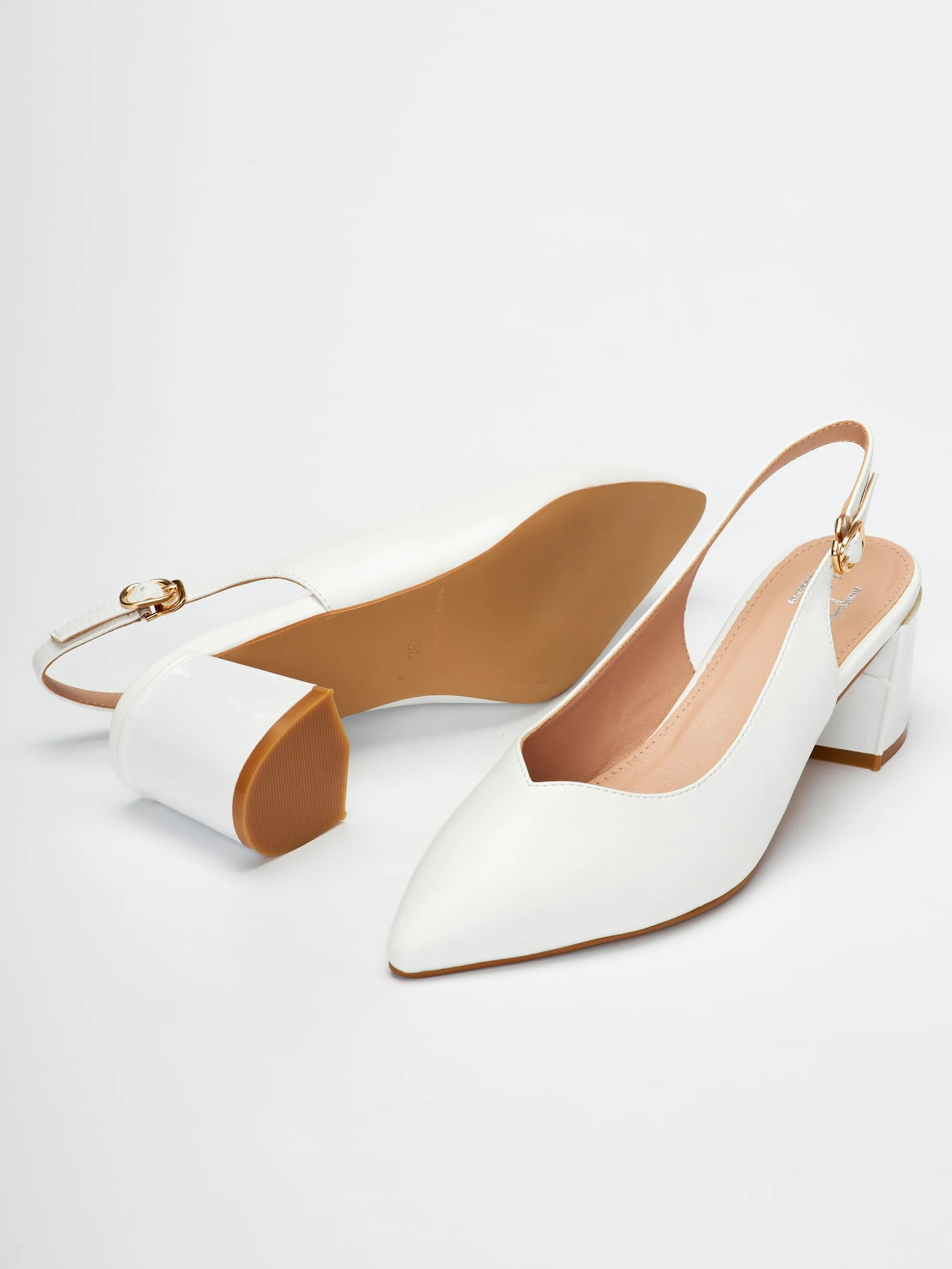 Zapatos de tacón para mujer, tacón de bloque de 5,5 cm, piel de ante suave y piel sintética, cómodos zapatos de tacón con tacón, blanco/negro/rojo/beige/nude/topo, correa trasera, HF3999-1