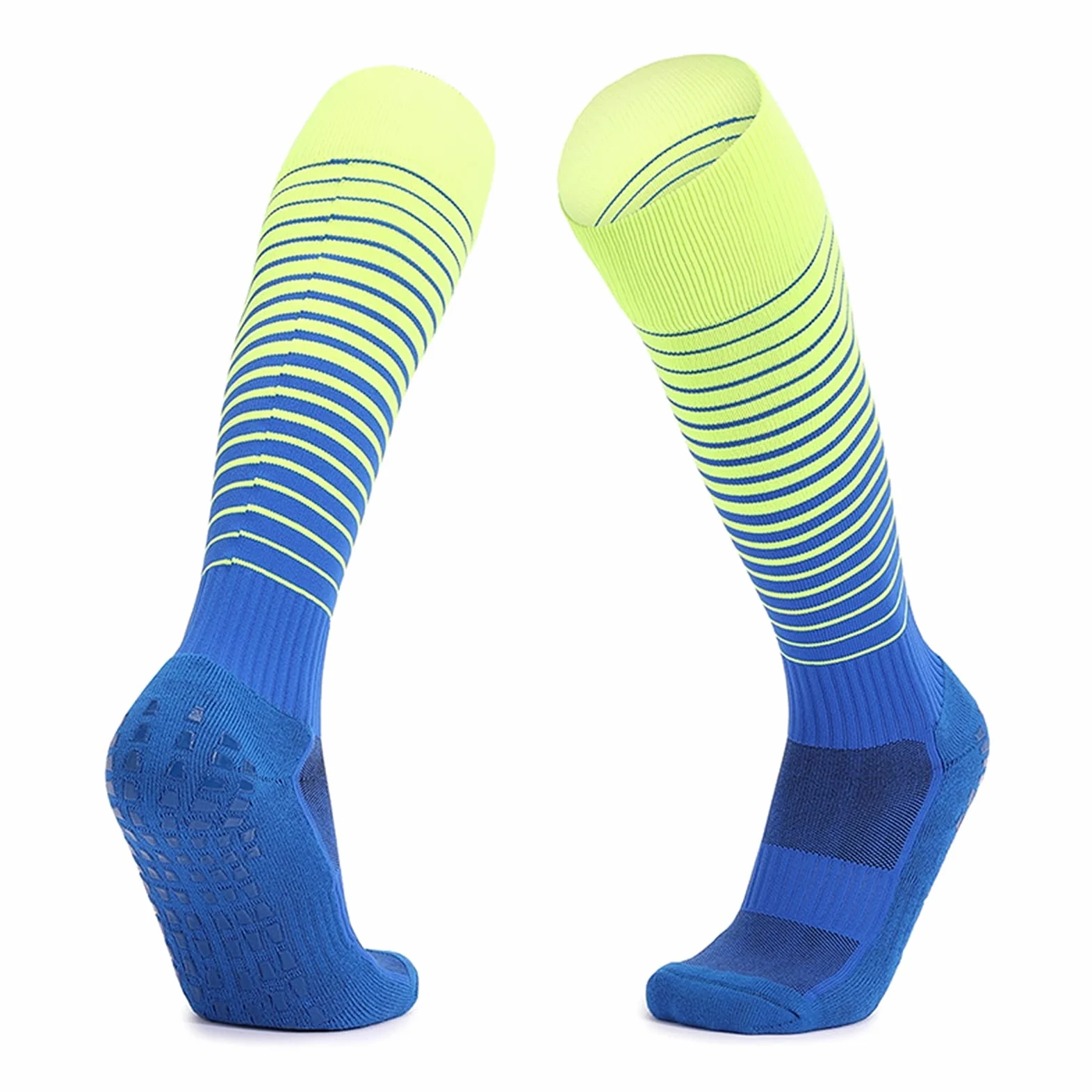 Calcetines de fútbol Antideslizantes Antideslizantes de Silicona Transpirable hasta la Rodilla-Altos Largos Deportes Gimnasio Calcetines de Ciclismo Adultos Ciclismo Calcetines