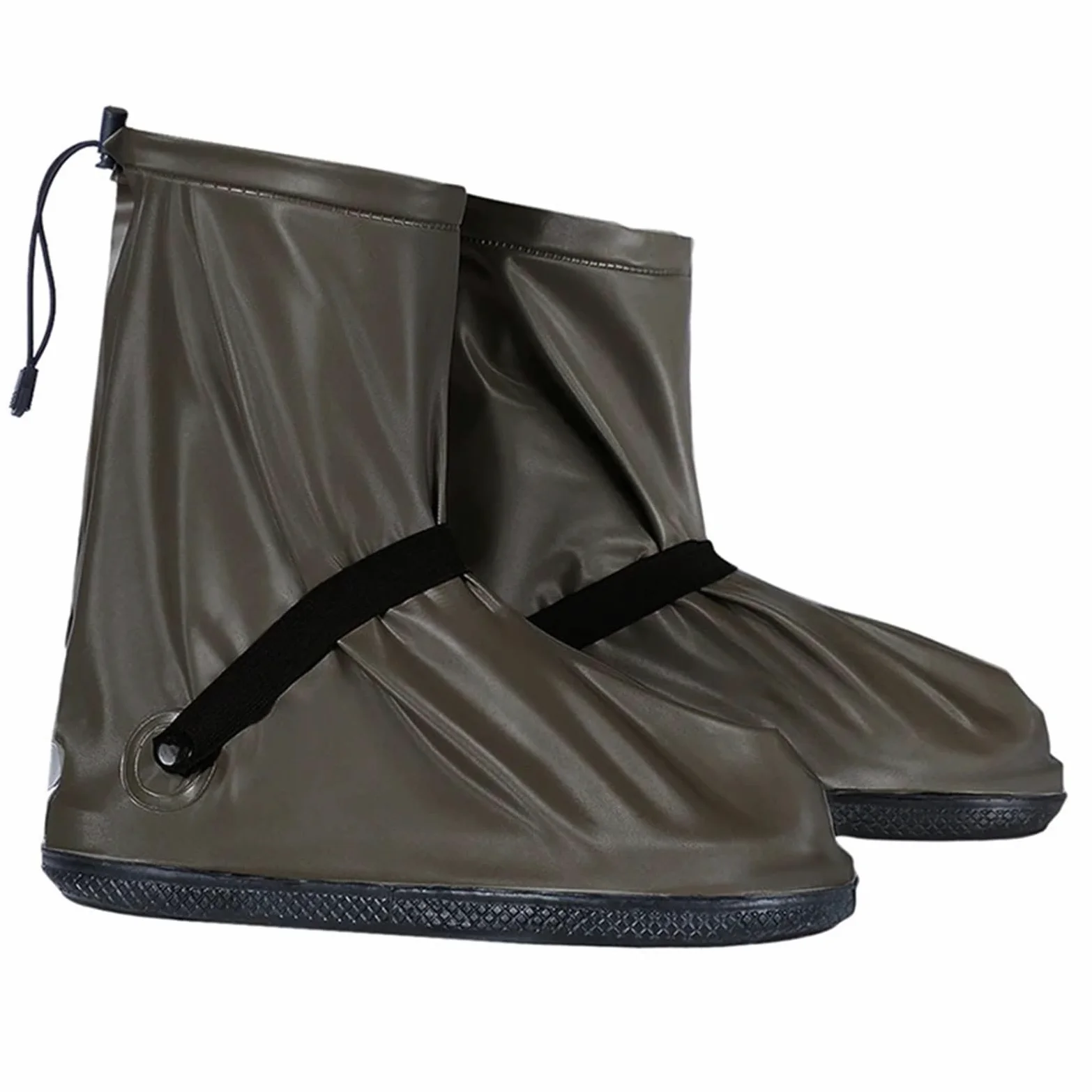 3 pares de cubiertas for zapatos, cubierta for Botas lluvia, impermeables for for hombres y mujeres, for exteriores for días lluviosos, antideslizantes tubo alto para Protección