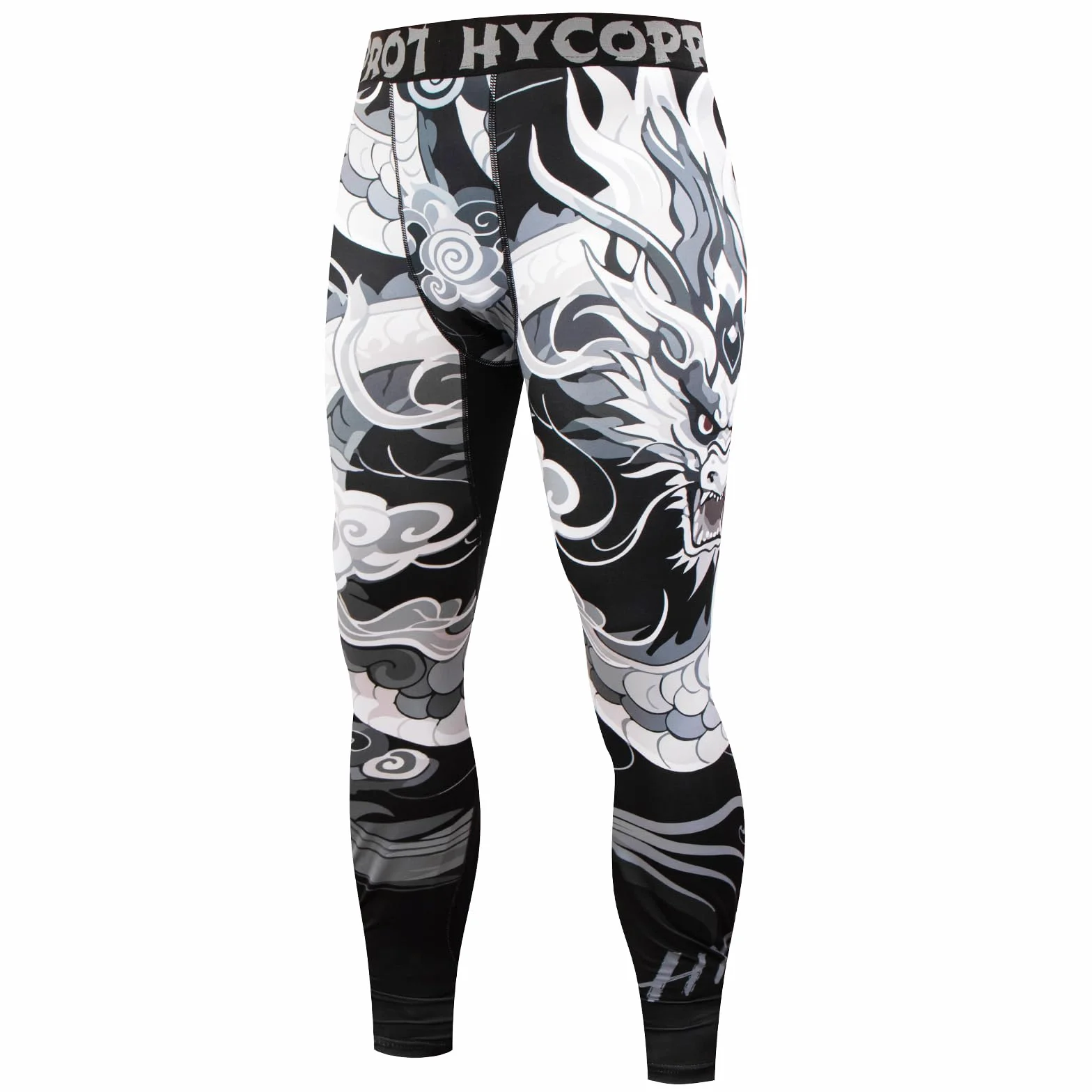 HYCOPROT Pantalones de Compresión para Hombre Mallas Deportivos Secado Rápido Leggings Entrenamiento