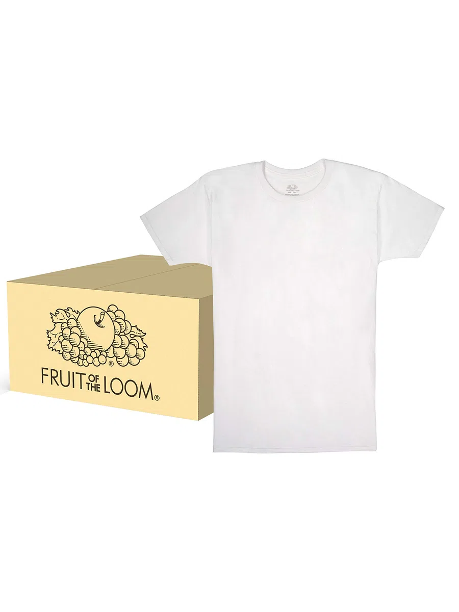 Fruit of the Loom Cotton White T Shirt Ropa interior Niños