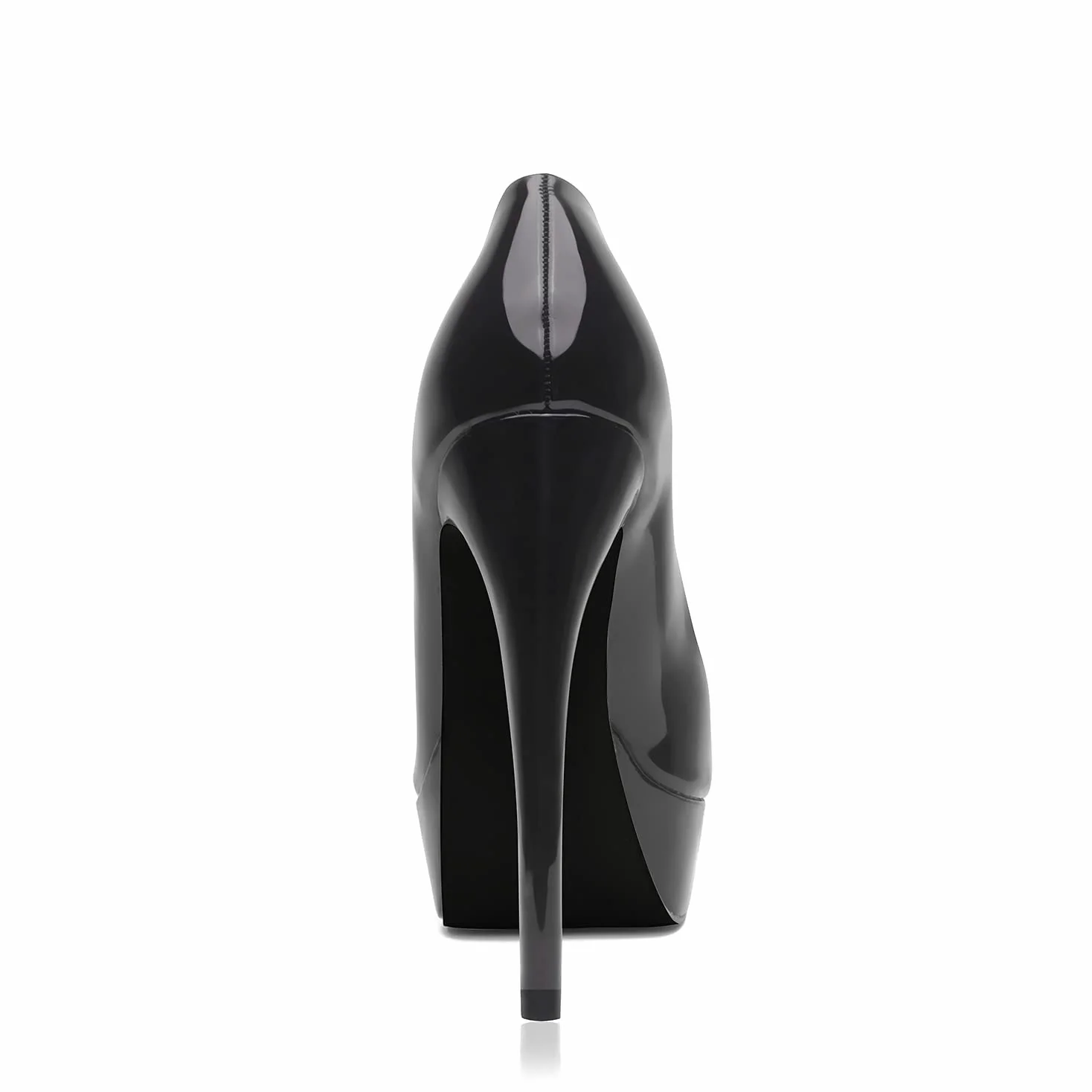 Zhabtuc Mujer Moda Zapatos de Tacón Aguja con Plataforma Sexy Punta Redonda High Heels 14 CM Stilettos Fiestas Boda Oficina Tacones Altos