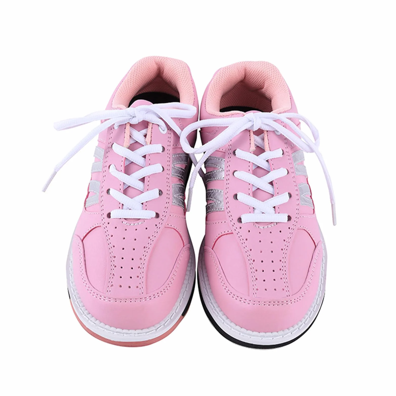 JiuQing Zapatos De Bolos Mujer Zapatos De Entrenamiento De Interior Suela Deslizante Transpirable