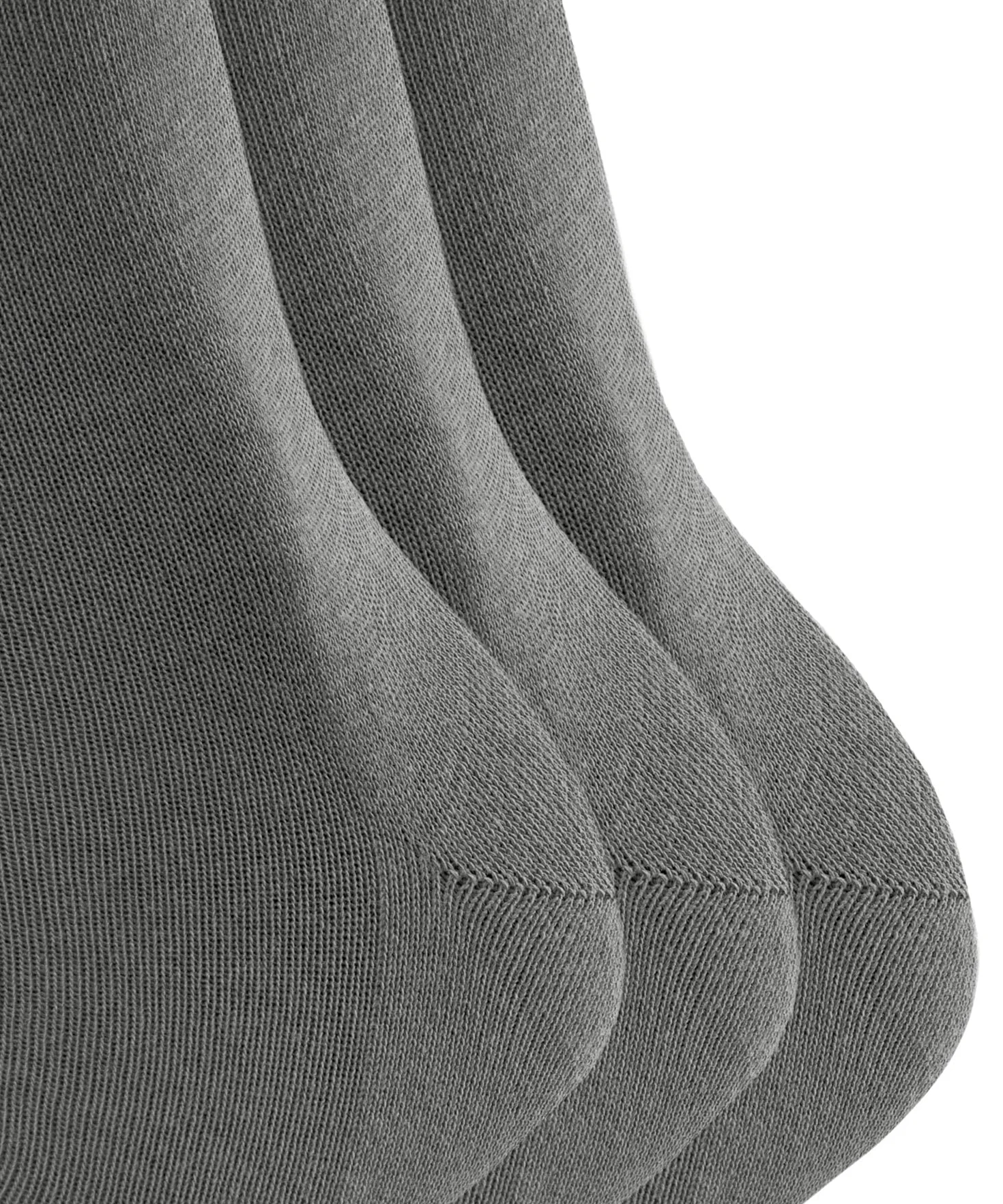 FALKE mujer Family 3-Pack calcetines transpirable sostenible algodón resistente y extra suave en la piel costura plana en la zona de los dedos 3 pares | con estructura de malla muy fina