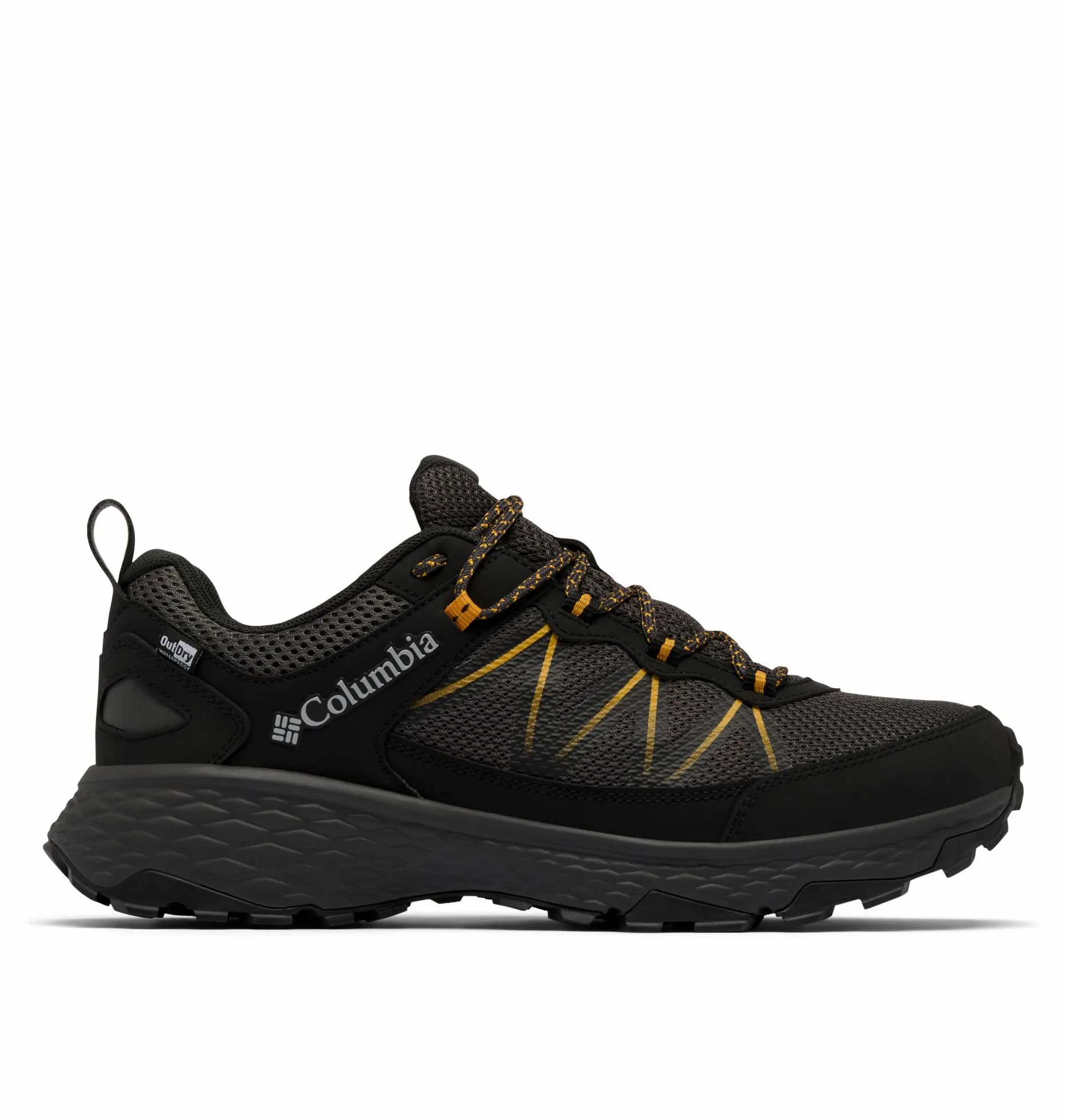 Columbia Men's Peakfreak Rush Outdry, Black/Raw Honey, 8