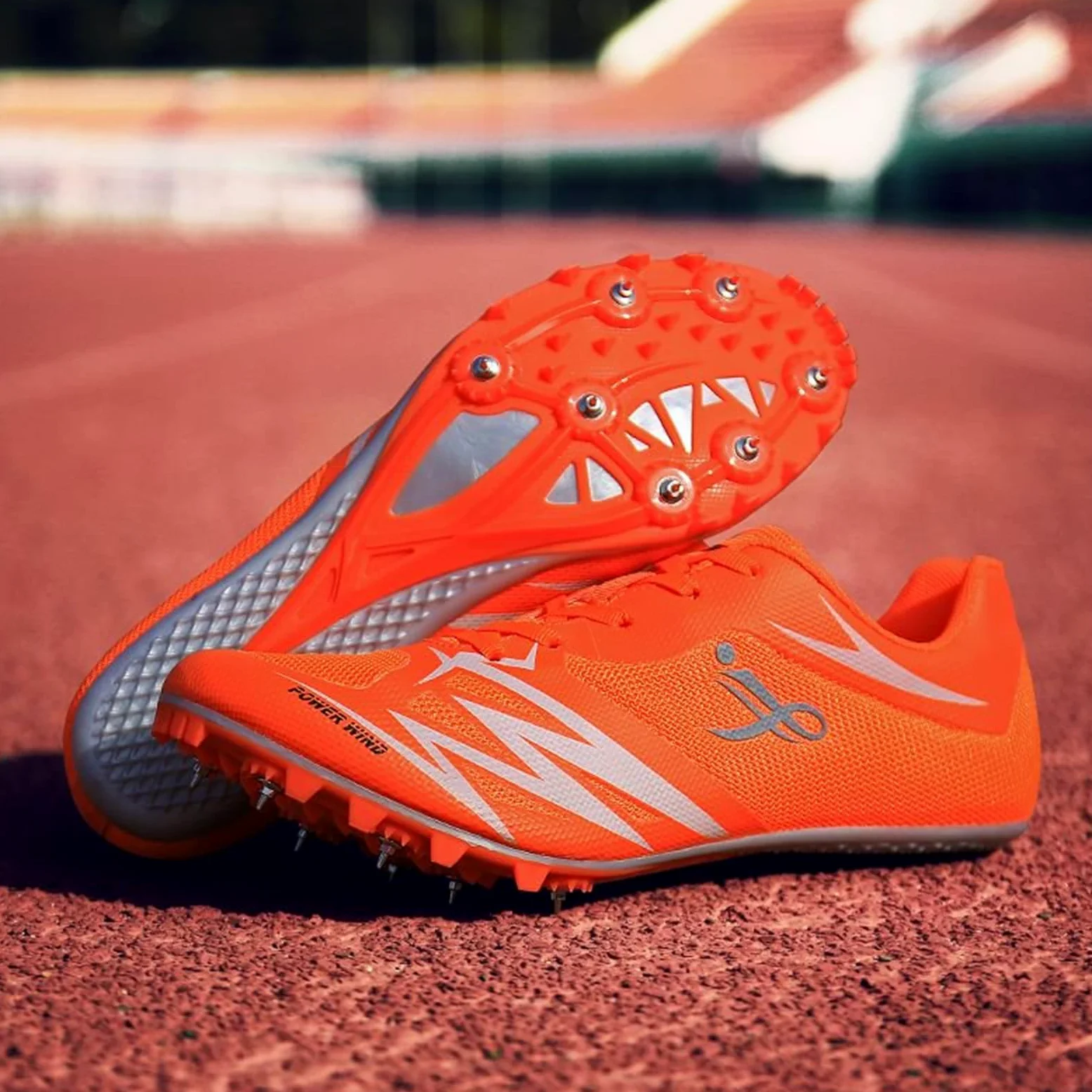 Zapatillas De Atletismo para Hombre Y Mujer con Clavos Profesionales para Carreras Saltos Transpirables Y Ligeras