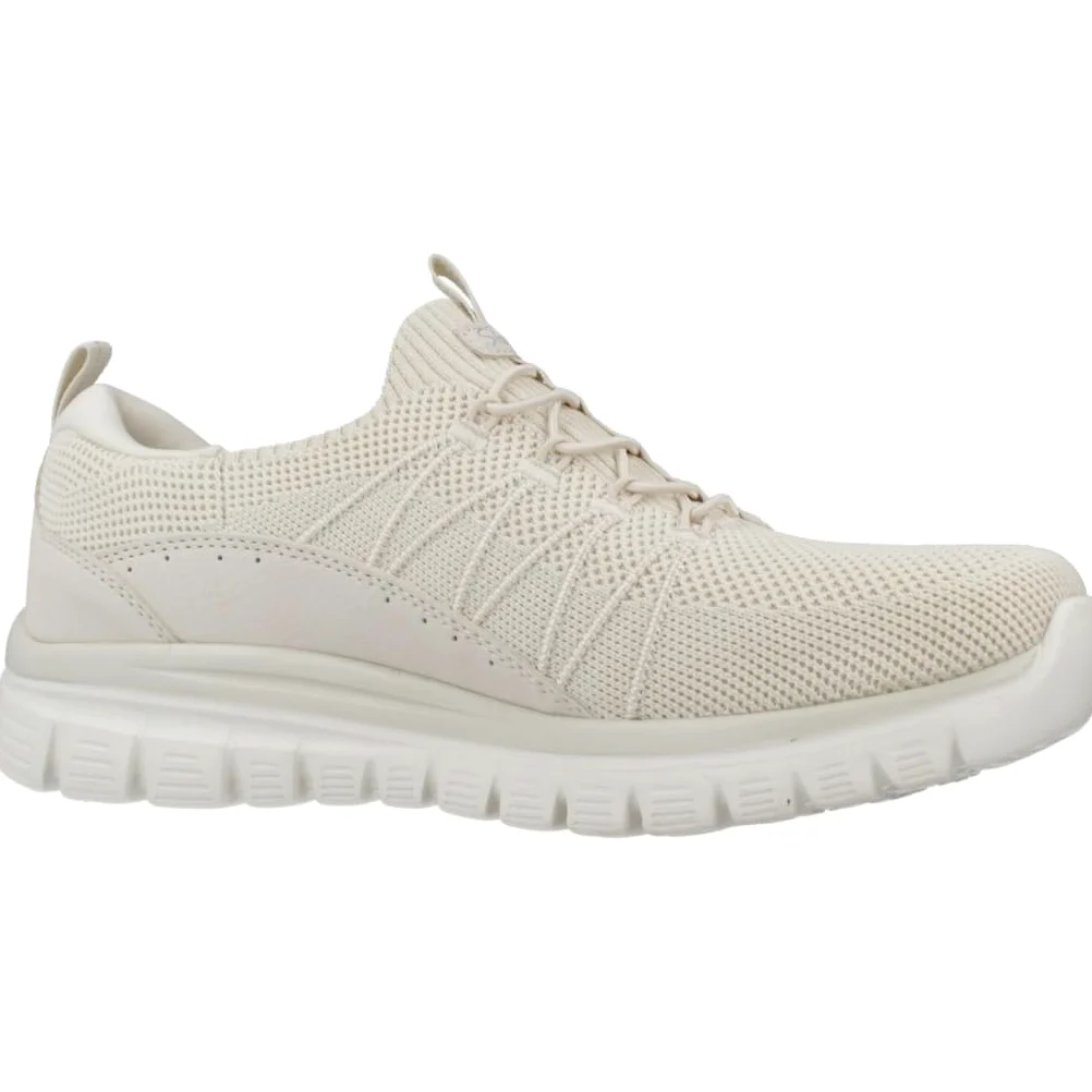 Skechers Graceful - Picture Mujer, Carbón, 39.5 EU