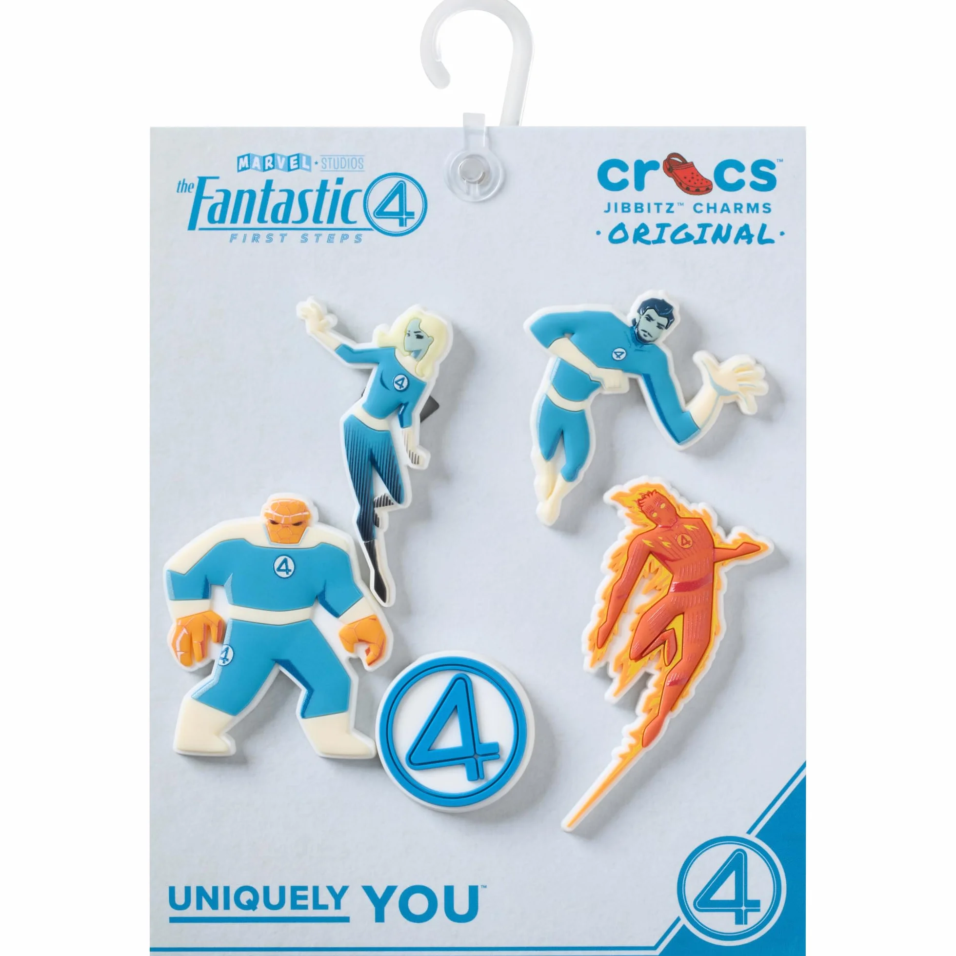Crocs Marvel Fantastic 4 5 dijes unisex para zapatos multicolor talla única