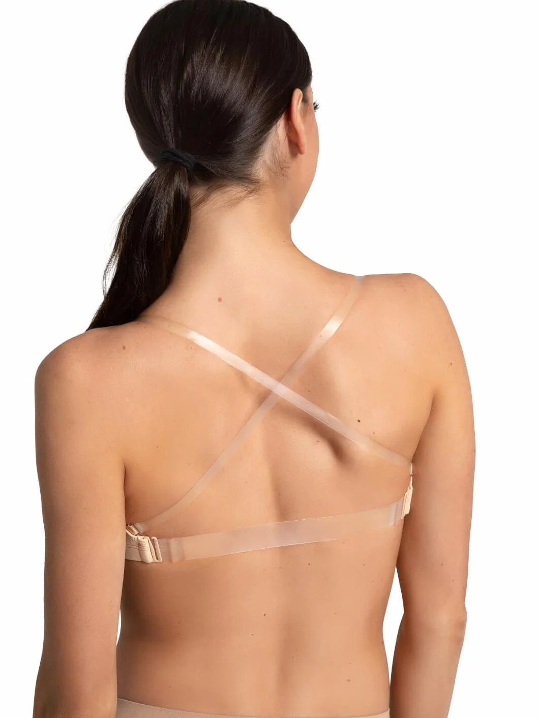 Capezio Camisole Dance Bra Women Supportive Invisible Bralette Adjustable Clear Straps Under Leotards Costumes Dance Underwear