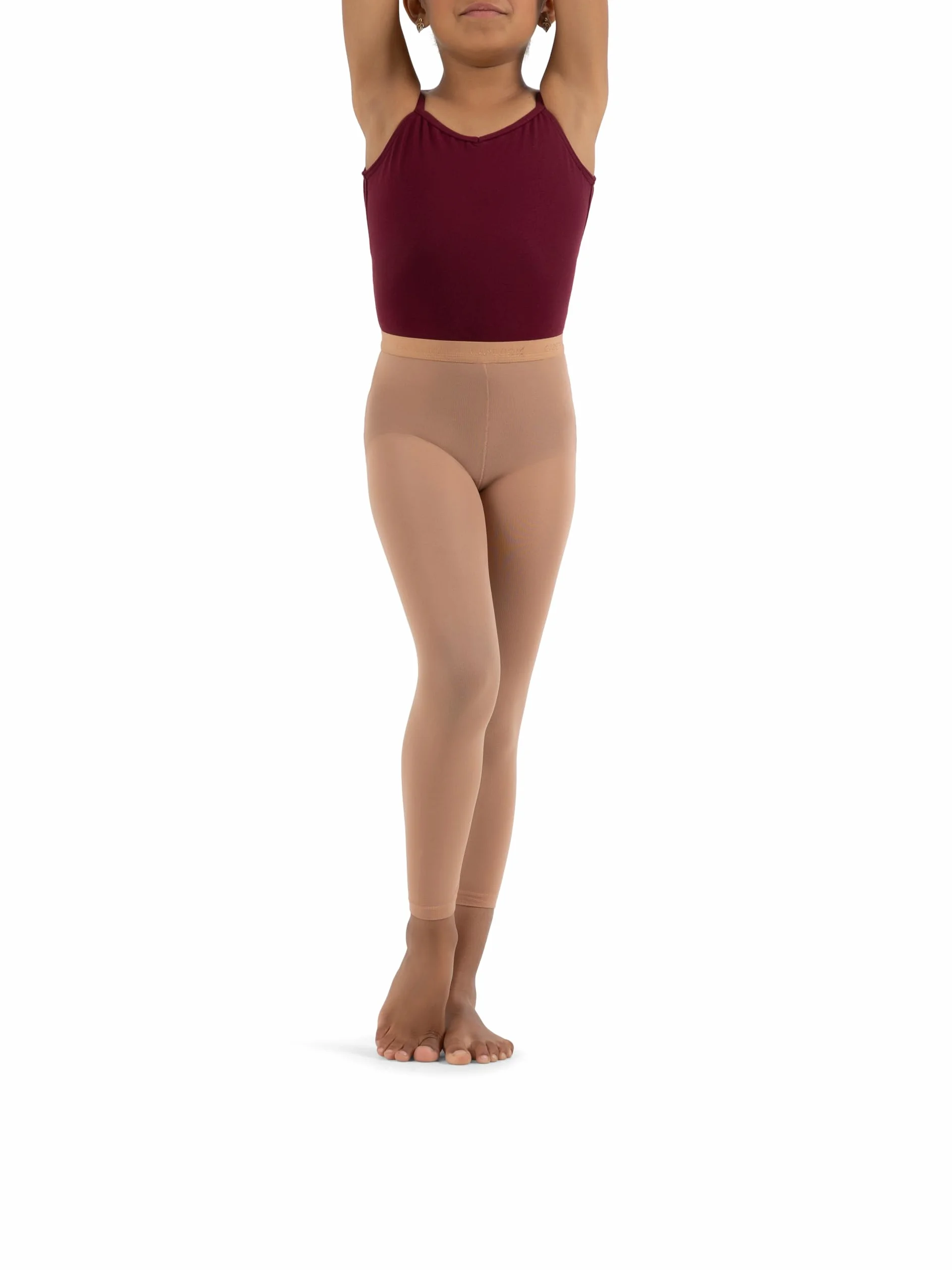 Capezio niñas 'Hold & elástico Footless Tight calcetines