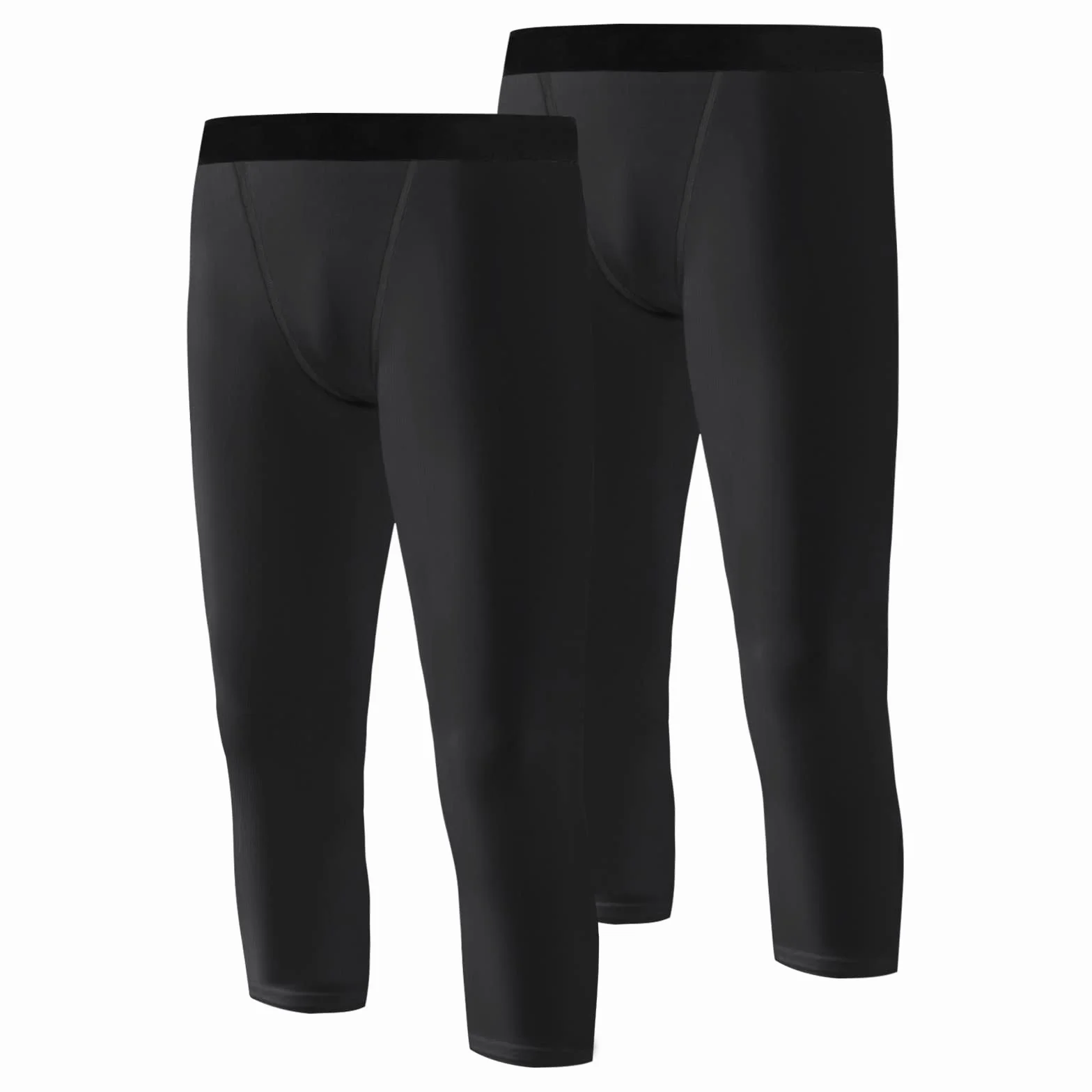 Legginsy kompresyjne dla dzieci 3/4 Sportowe Capris do biegania treningowe