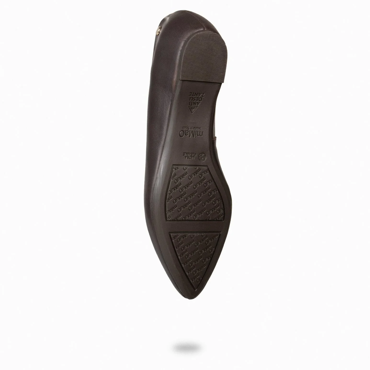 miMaO. Zapatos cómodos con cuña Interna y Plantilla de Gel para Mujer. Calzado de Piel. Hecho en España