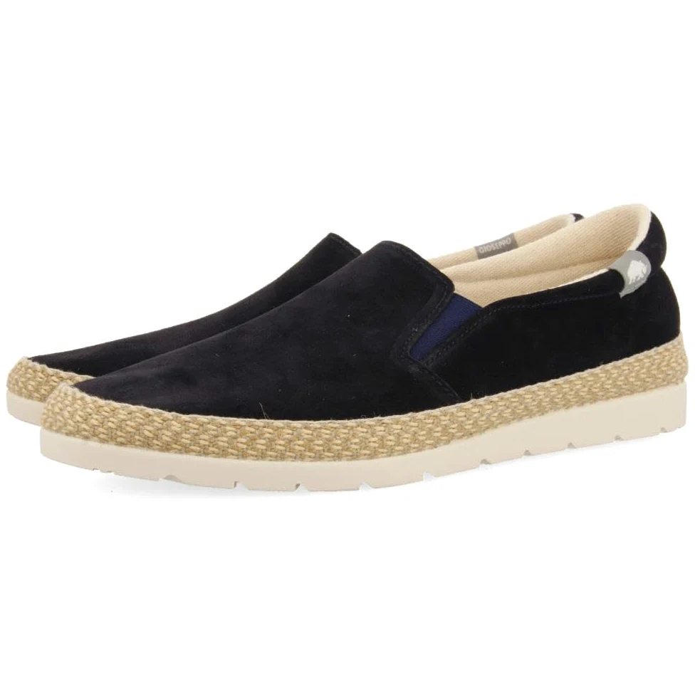 GIOSEPPO Espadrilles Color Cuero DE Piel con ELÁSTICOS Y ALGODÓN Reciclado para Hombre PROGER