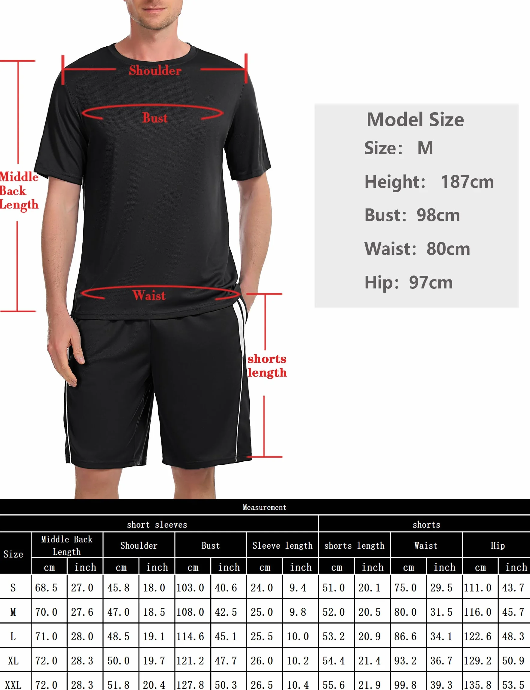 Nieery Conjunto Chándal para Hombre Traje Deportivo Casual para Jogging Baloncesto Fútbol