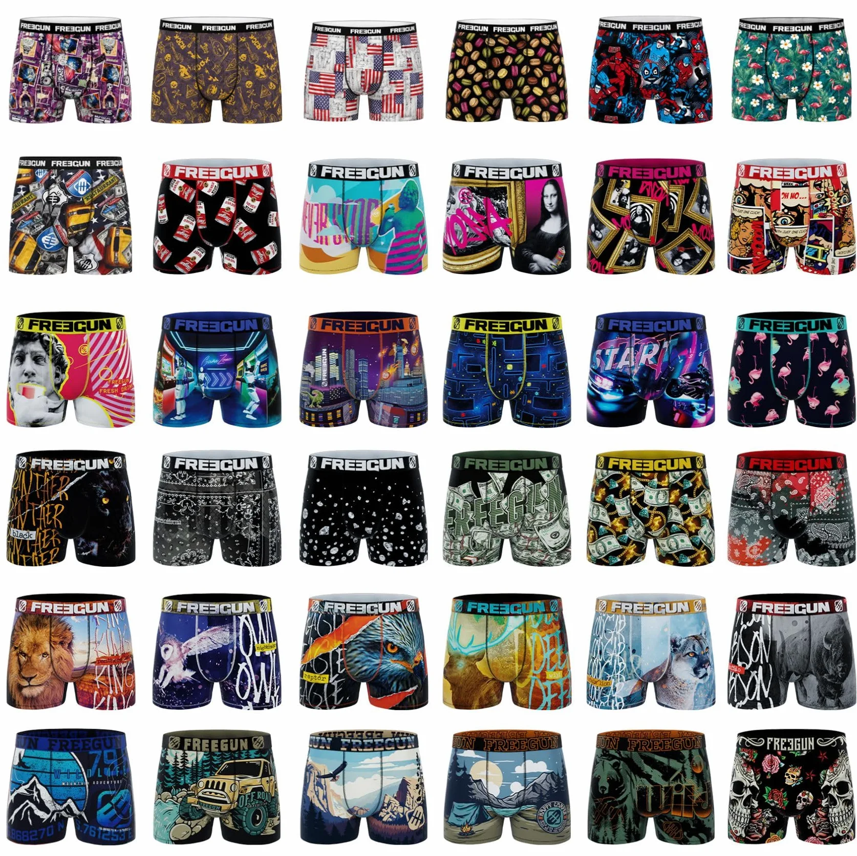 Pack Sorpresa Calzoncillos Hombre Boxer (Lote de 12), Modelo Seleccionado al Azar