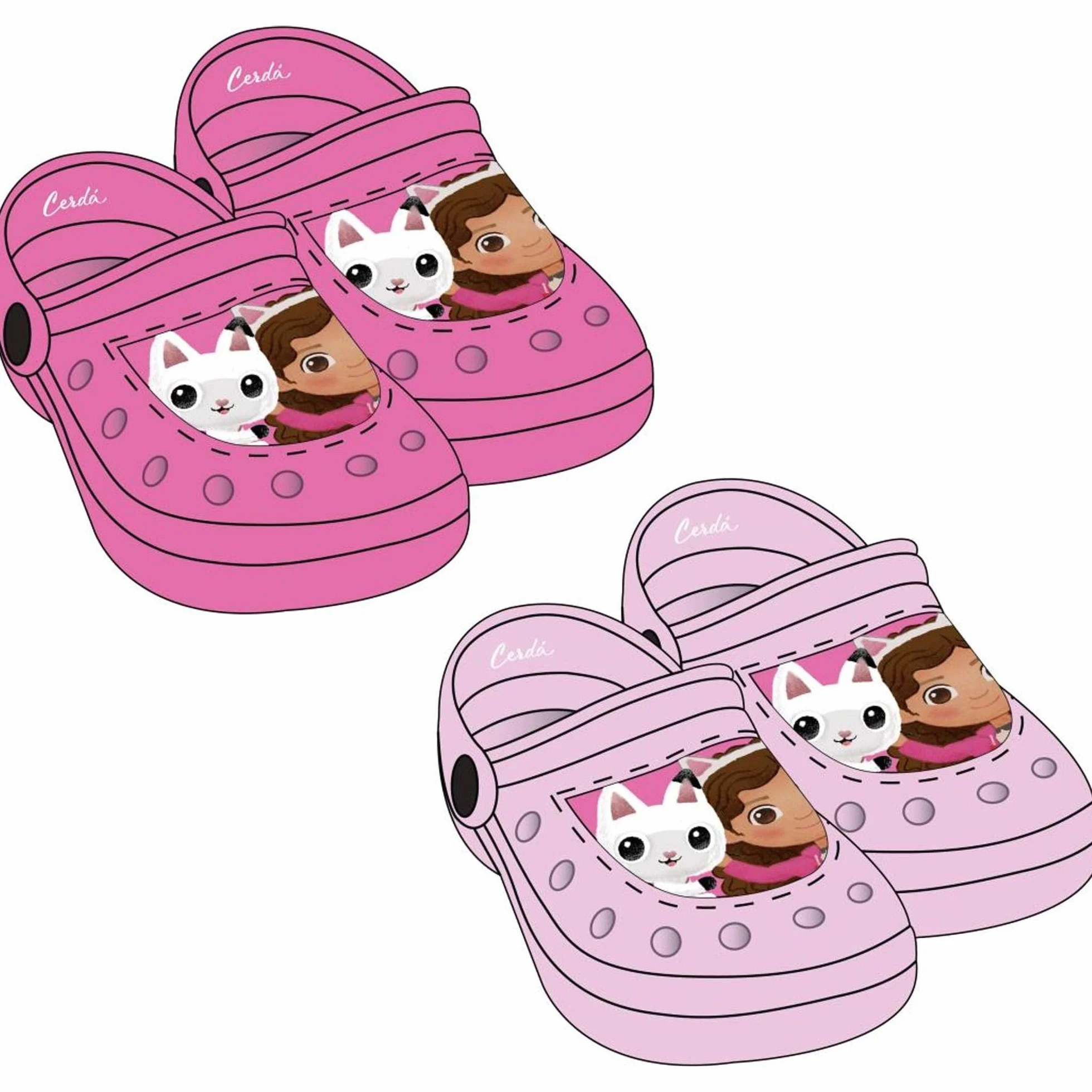 Sandalias Gabby´S Dollhouse para niños cómodas antideslizantes diseño divertido