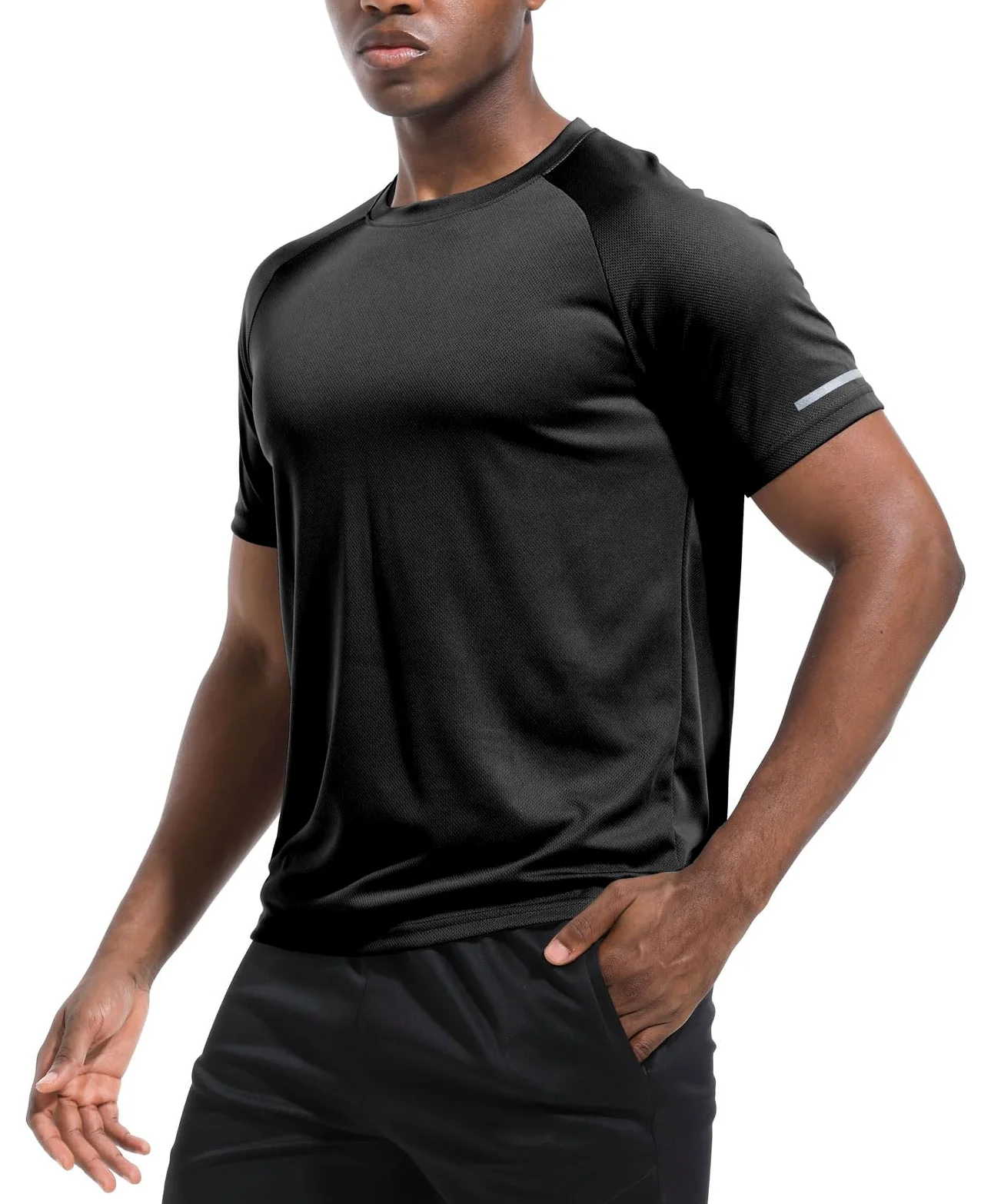 Boyzn Pack de 3 camisetas entrenamiento secado rápido que absorben la humedad manga corta malla atlética