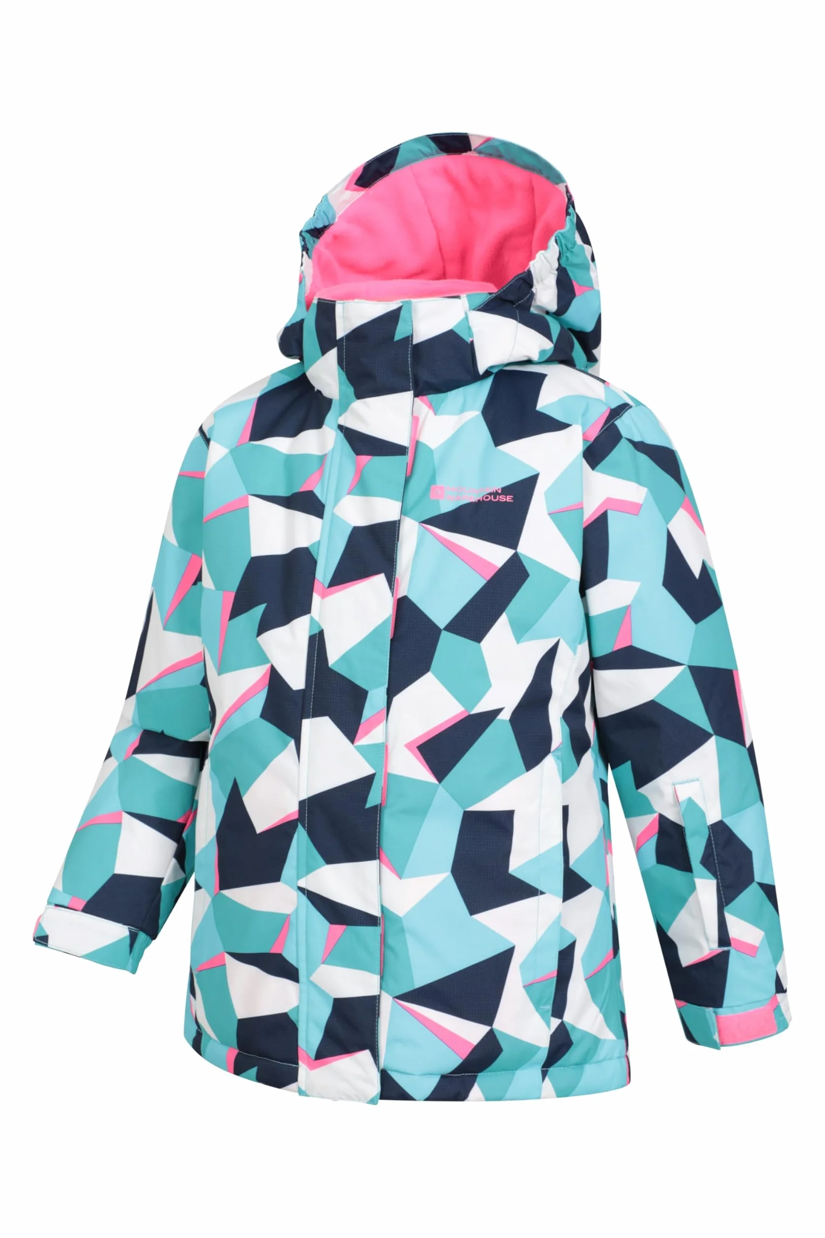 Mountain Warehouse Conjunto de esquí con Chaqueta y Pantalones para niños - A Prueba de Nieve, Bolsillos Delanteros, Forro Polar y faldón paranieves - para Snowboard, Invierno