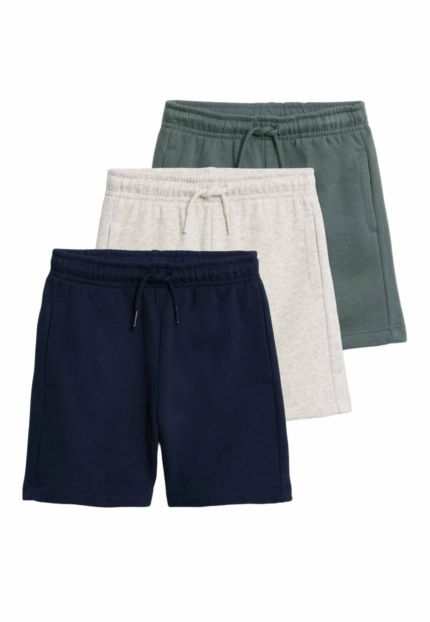 Marks & Spencer Pantalones Cortos Algodón Hombre Pack de 3 Ajuste Normal