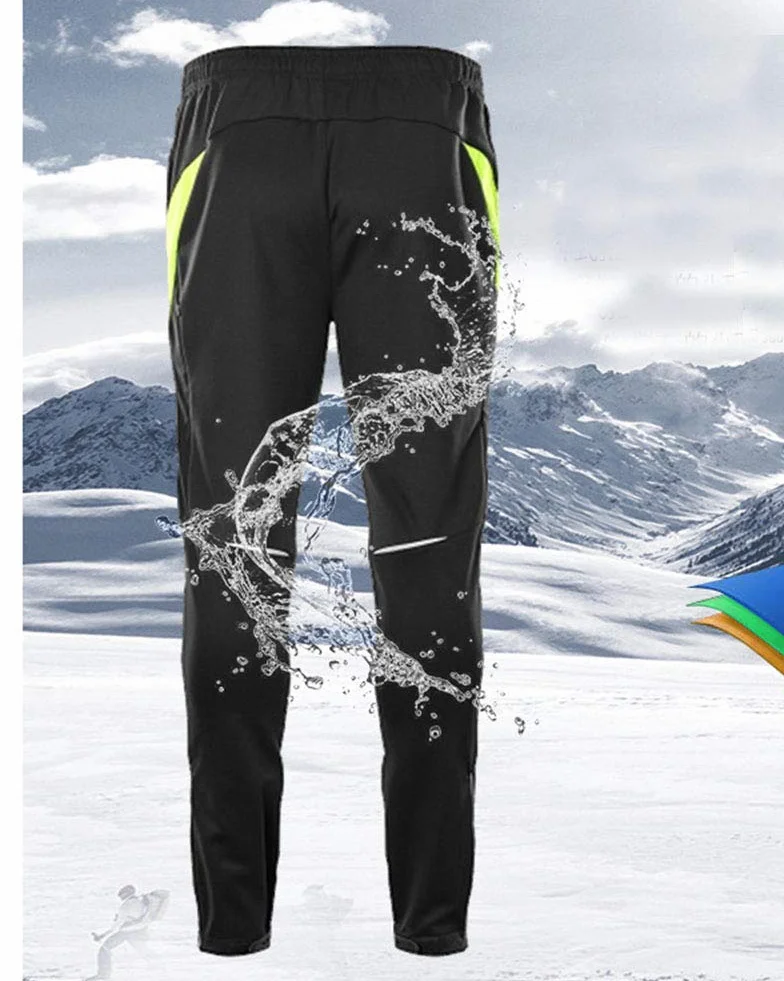 Pantalones Ciclismo MTB Invierno Forrados de Lana Térmicos Hombre