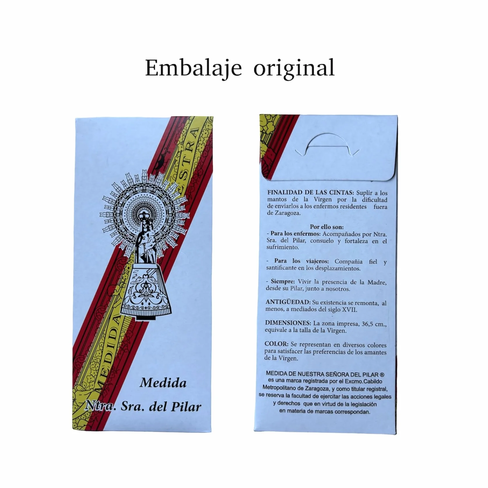 Pulsera Bandera España Nuestra Señora del Pilar Cinta Original Virgen del Pilar