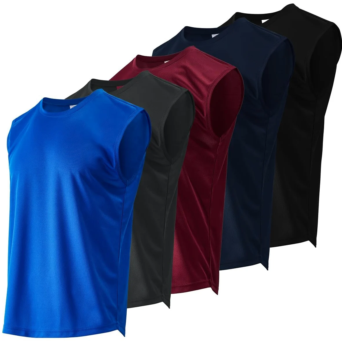 Facitisu Camisetas sin mangas para hombre, atléticas, camisetas sin mangas, para entrenamiento, secado rápido, para gimnasio