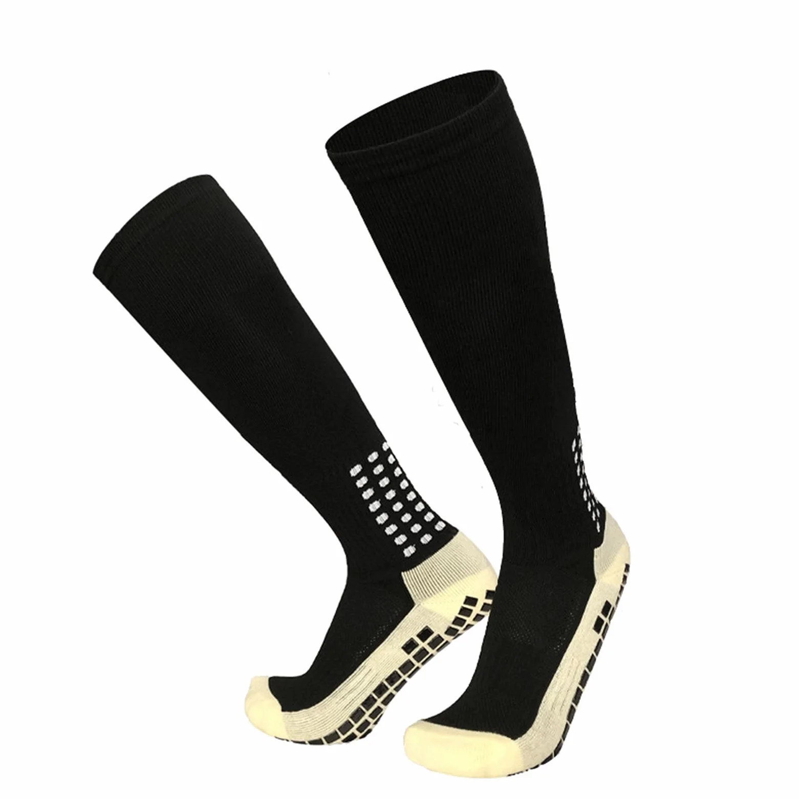 Calcetines de fútbol Antideslizante Hombres Bloque de Caucho Toalla de Toalla Bajo Largo Fútbol Calcetines Hombres Mujeres Calcetines de Rugby Socks Deportes