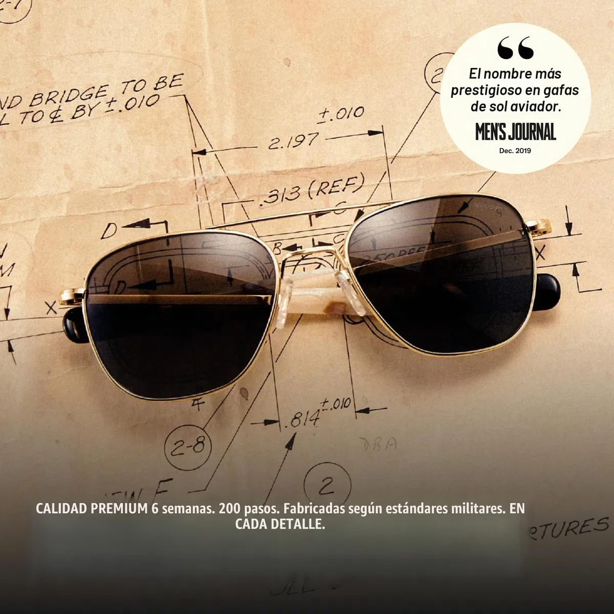 Randolph Gafas de Sol Aviator AF058