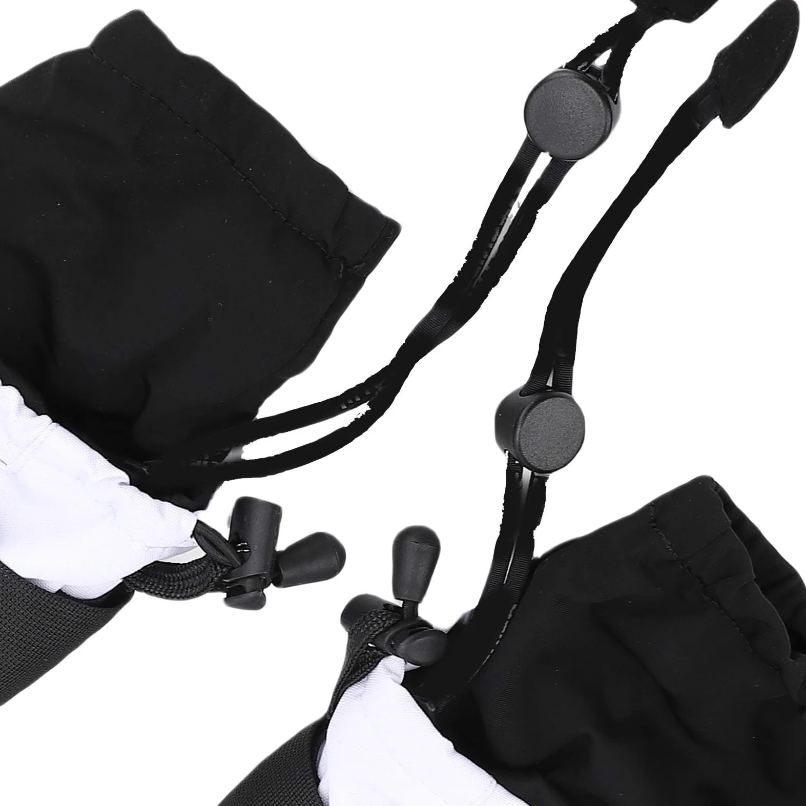 Manoplas de esquí, Manoplas térmicas Resistentes al Viento con muñequeras, Felpa de Nailon EVA, para esquí, Snowboard, Senderismo, montañismo, 2 Pares (SG)