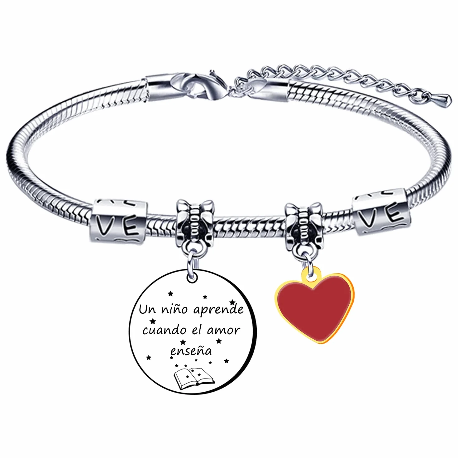 Pulsera Maestro Regalo Grabado Graduación Cumpleaños