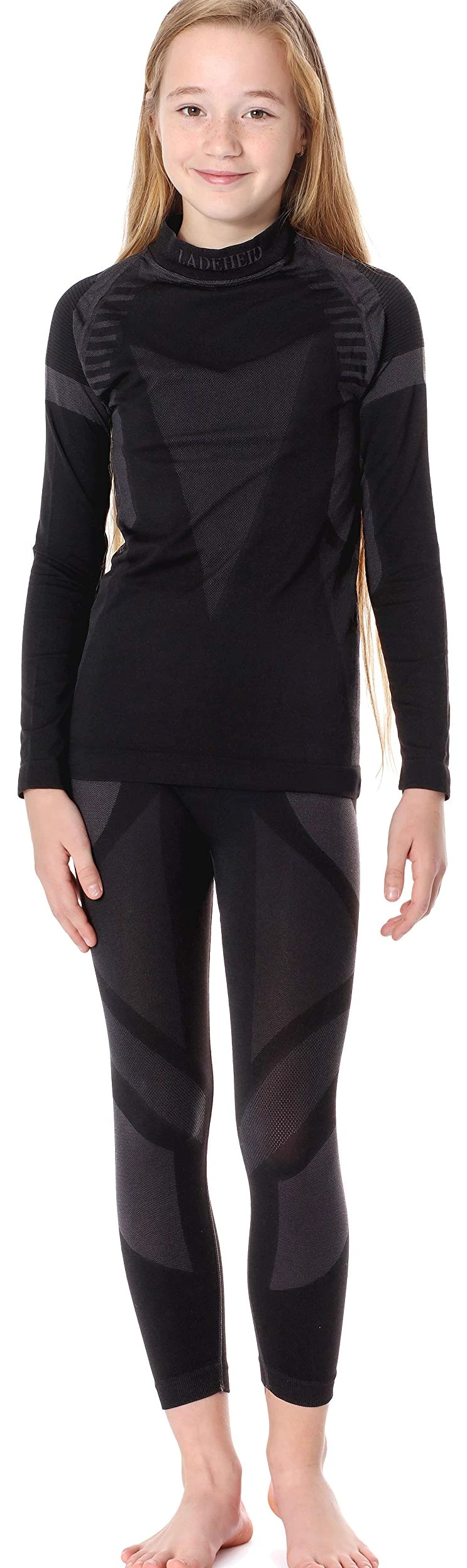 Ladeheid Conjunto Térmico Camiseta Mangas Largas y Calzoncillos Largos Unisexo Niños LASS0005