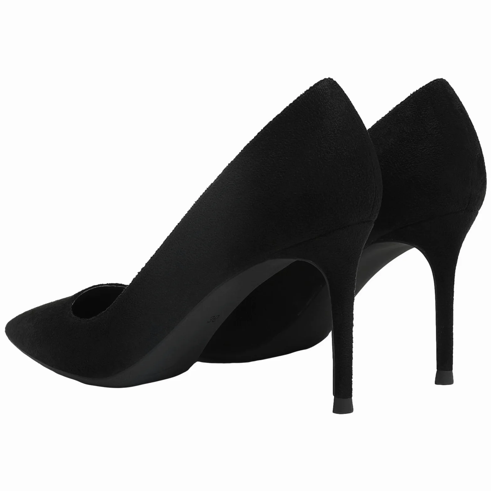 Mujer Terciopelo 5CM/8CM Tacones Altos Elegante Puntiagudo Pumps Zapatos de Oficina