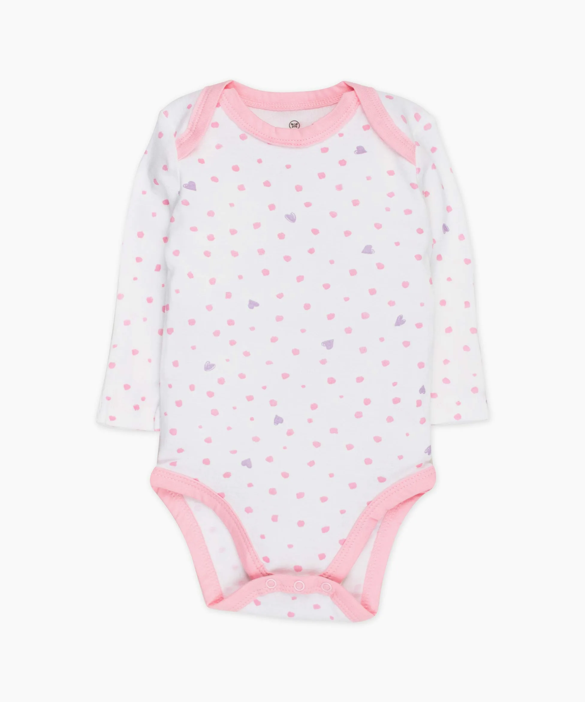 HonestBaby - Bodies de manga larga para bebé niña, 100% algodón orgánico para bebé niña conjunto de camisetas unisex para niños pequeños, flores de rosa 0-3 meses (paquete de 5), flor de