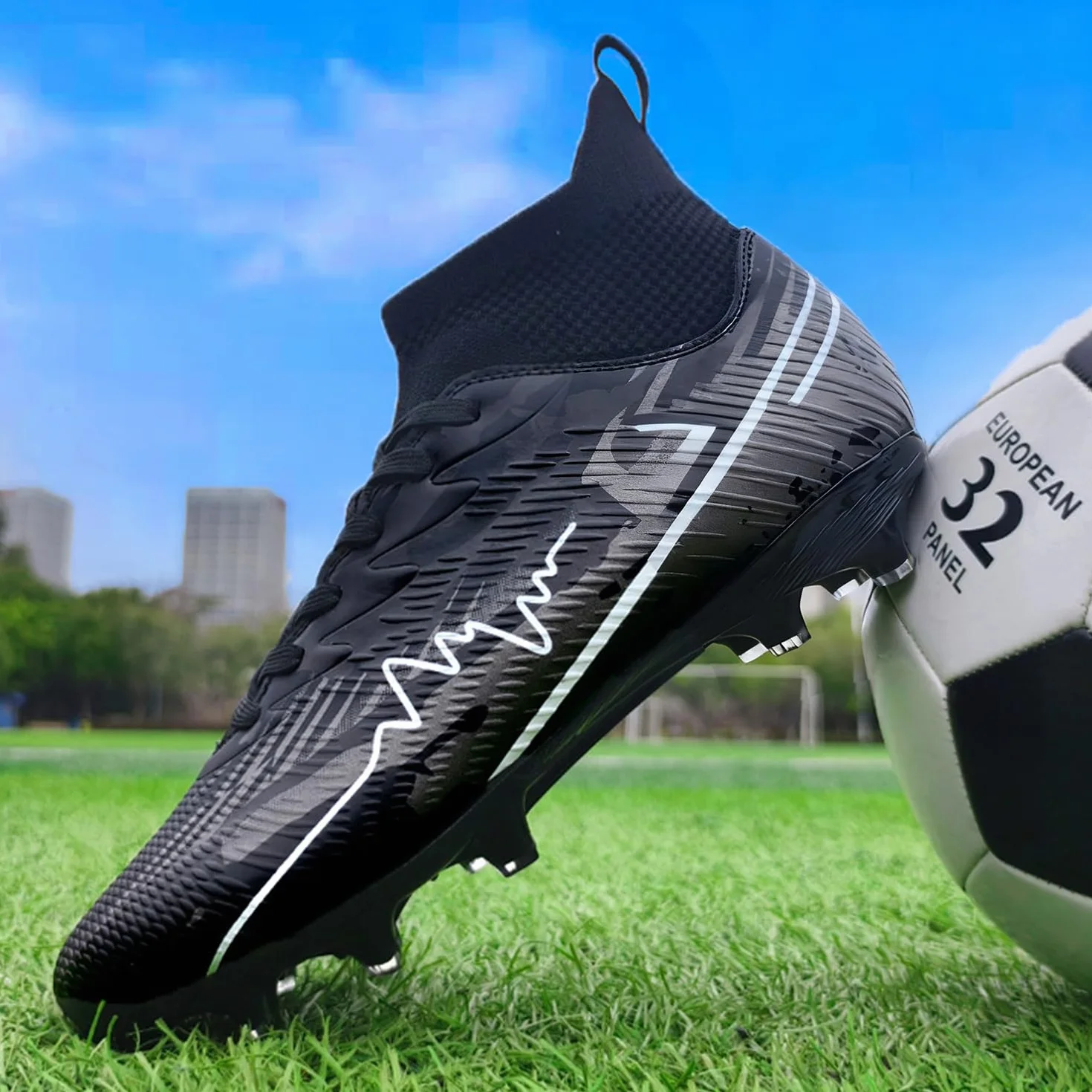 Zapatillas de Fútbol Hombre Spike Profesionales Turf Training