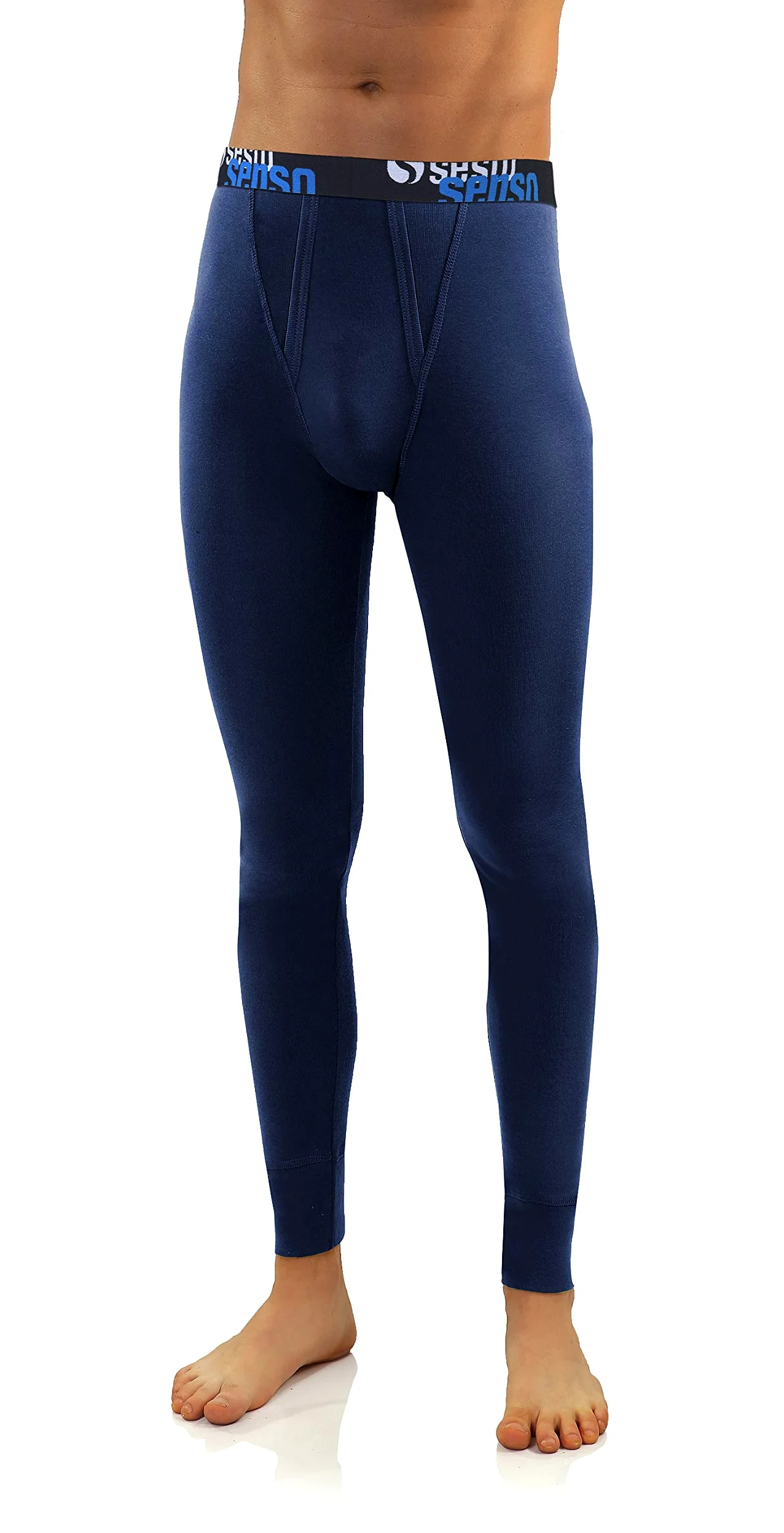 Sesto Senso Conjunto de Ropa Interior Algodón Camiseta y Calzoncillos Largos Hombre