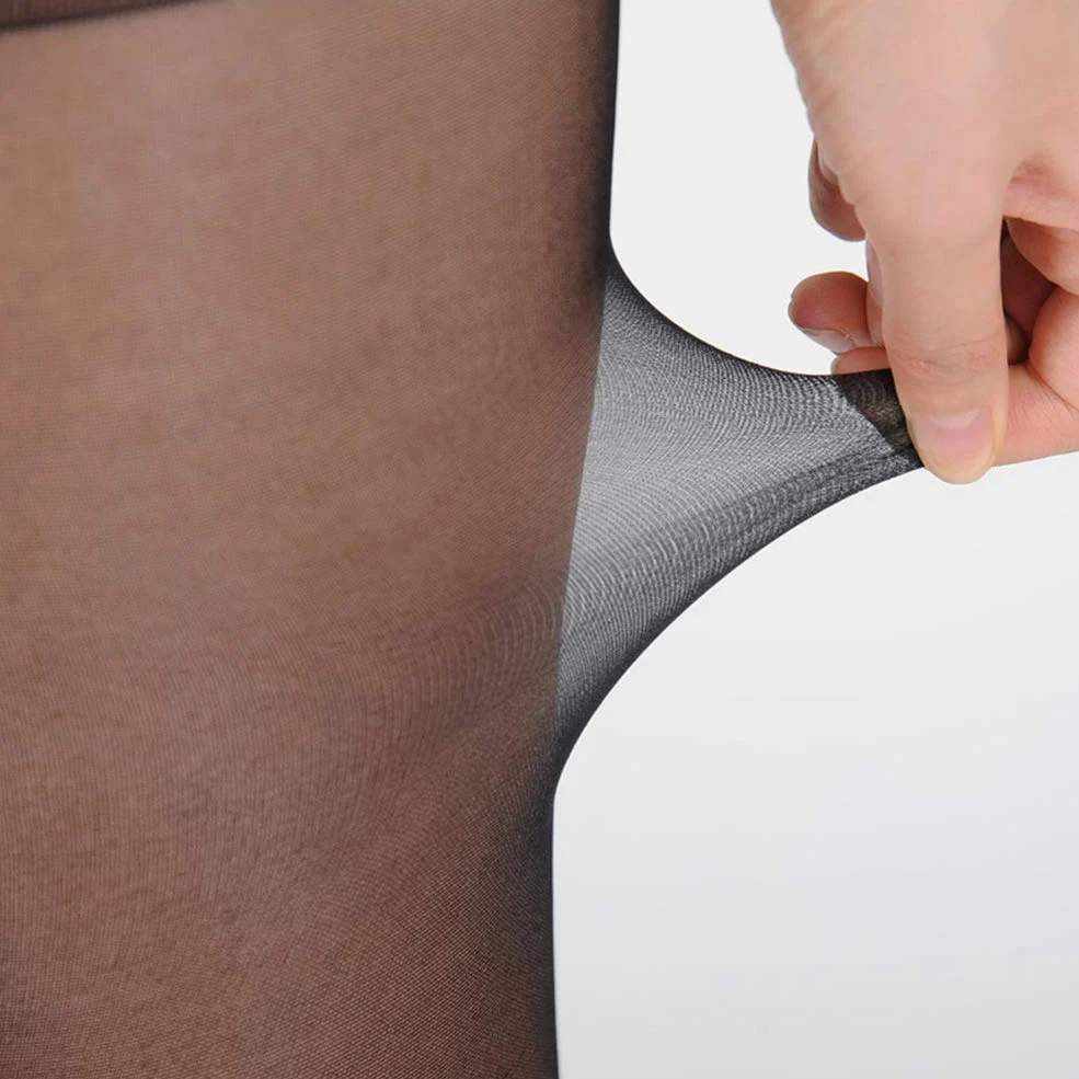 Pantimedias para Mujeres, Medias de compresión con Punta Abierta, Pantimedias sin Punta, Abrazaderas con Punta Abierta de Encaje hasta el Muslo Medias Altas,Gris,2 Pair