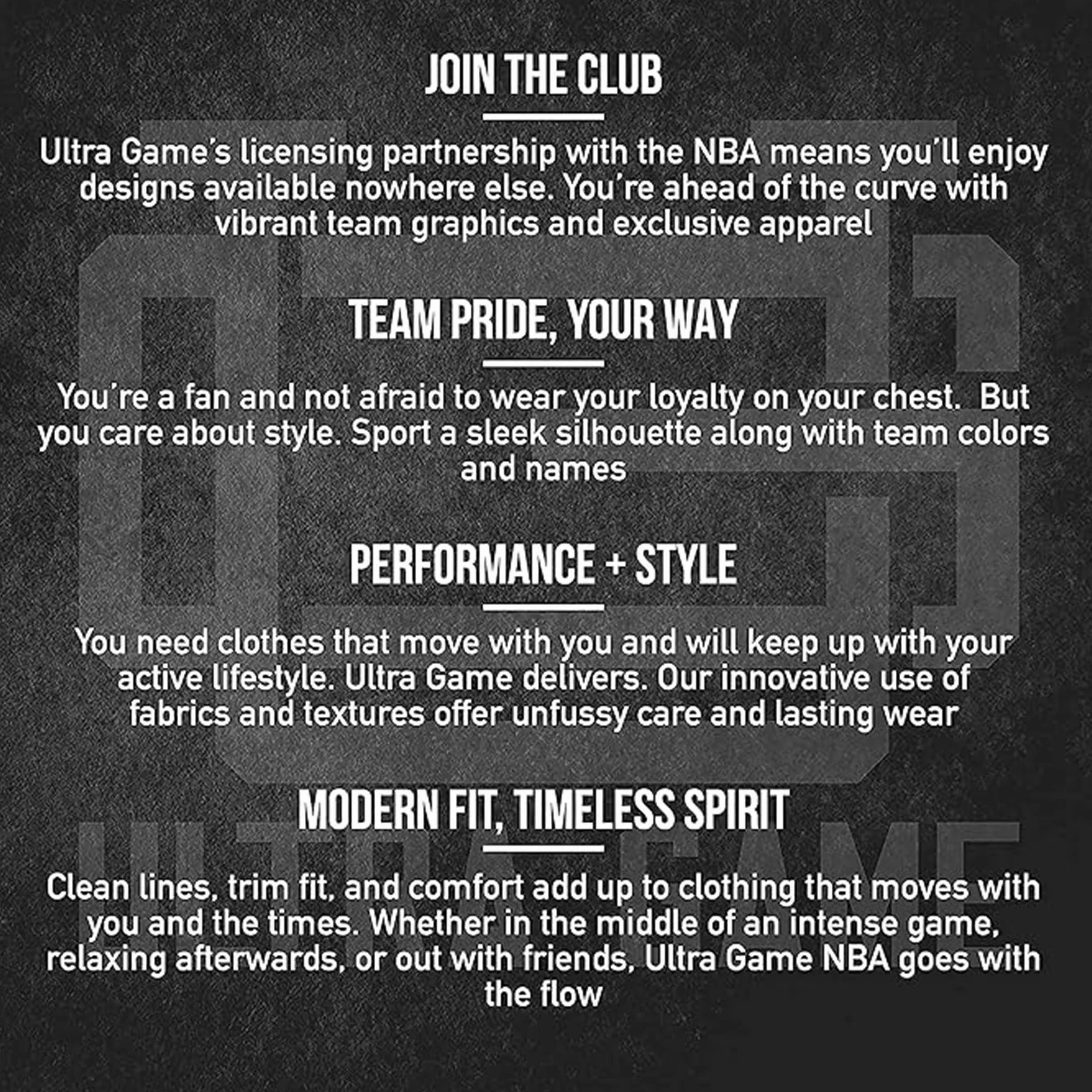 Ultra Game Nba Official Super Soft Hoodie Sweatshirt And Sweatpants Joggers Set Sudadera Niños (Pack de 1)