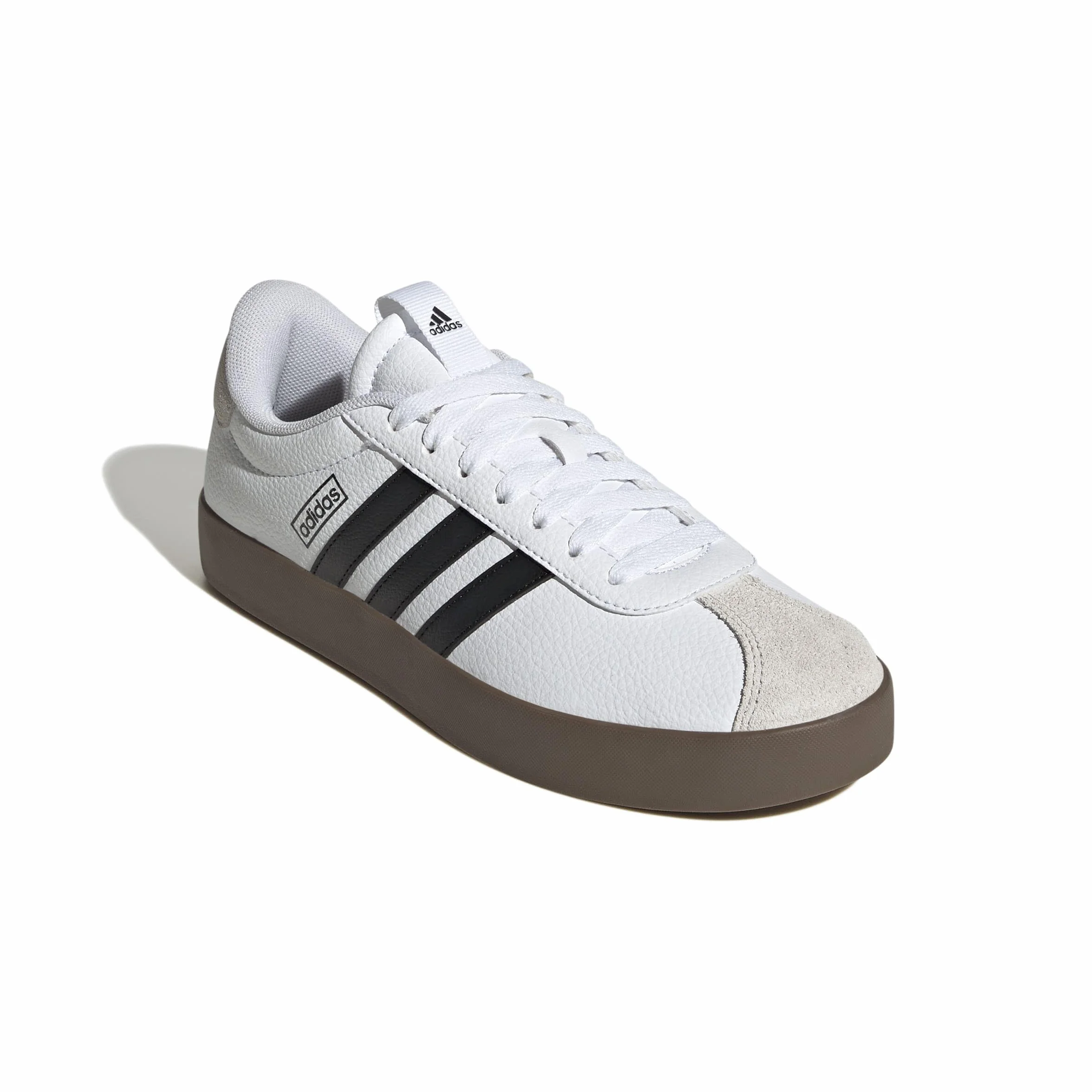 adidas Mujer Vl Court 3.0 Shoes, Cloud White/Core Black/Grey One, 38 2/3 EU