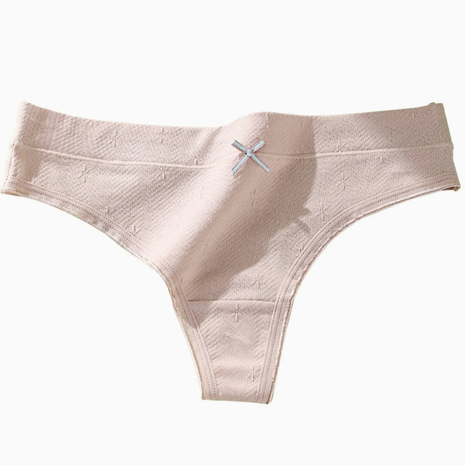 Bragas Mujer 3Pcs/Set Sin Pista Jacquard Sport Thong