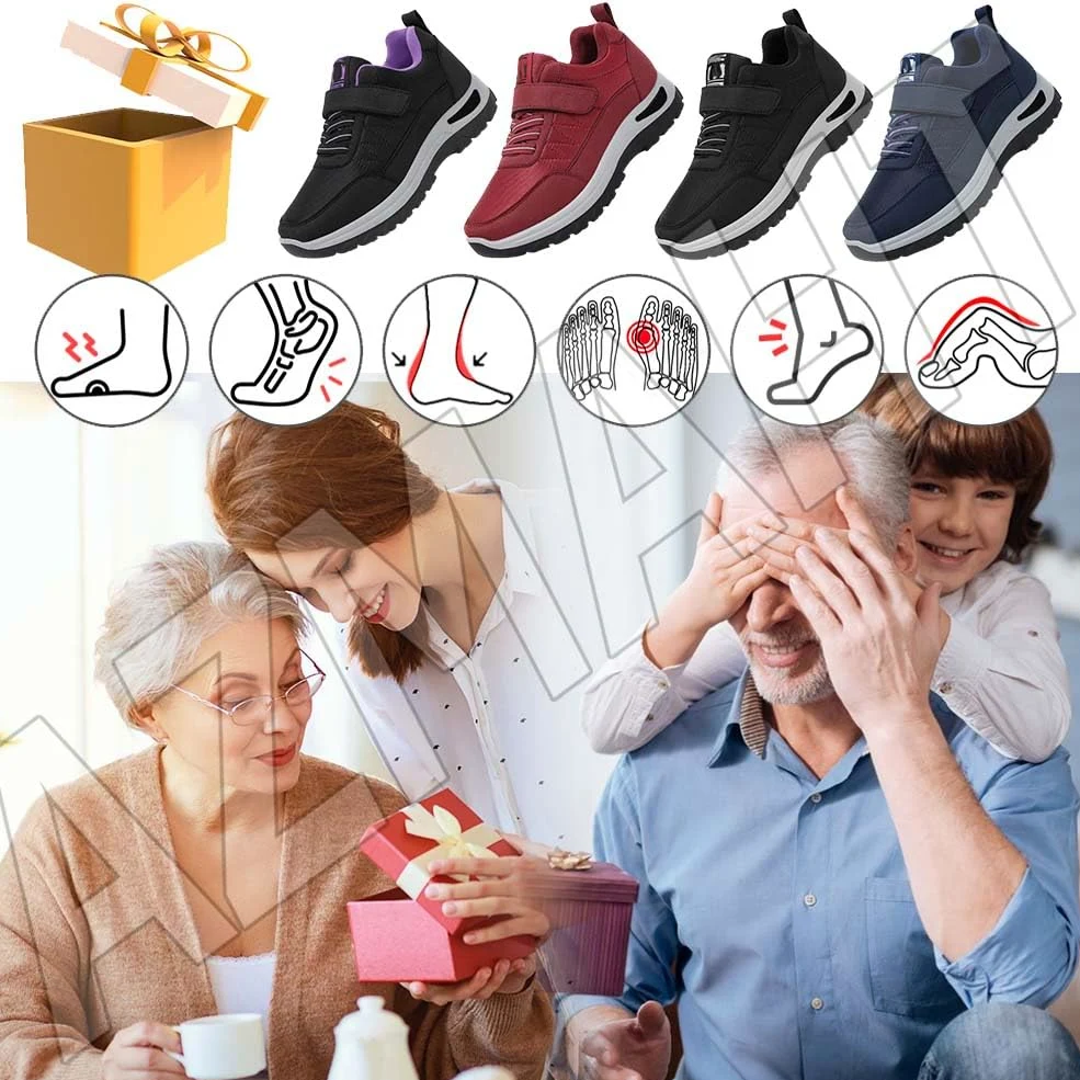 Fascitis Plantar Zapatillas casa Zapatos ortopedicos Mujer y Hombre Ancho Especial para Pies Delicados Blue,40/250mm