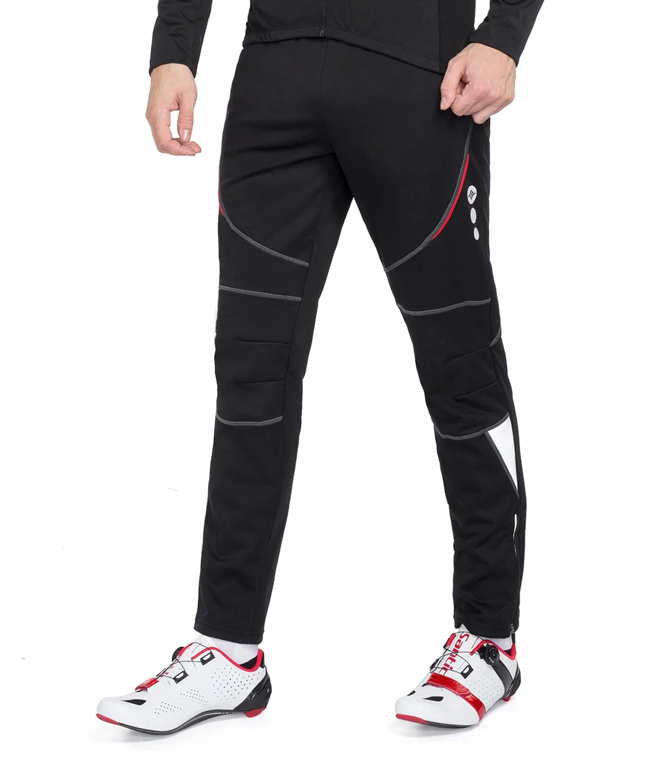 Santic Pantalon Bicicleta Hombre Largo Ciclismo MTB Invierno Térmicos